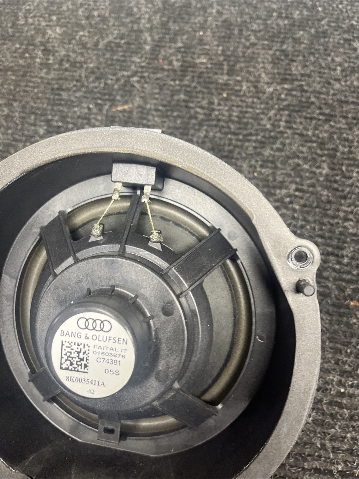 ☑️ 09-16 AUDI S4 A4 REAR DOOR MID TWEETER SPEAKER UNIT BANG & OLUFSEN OEM
