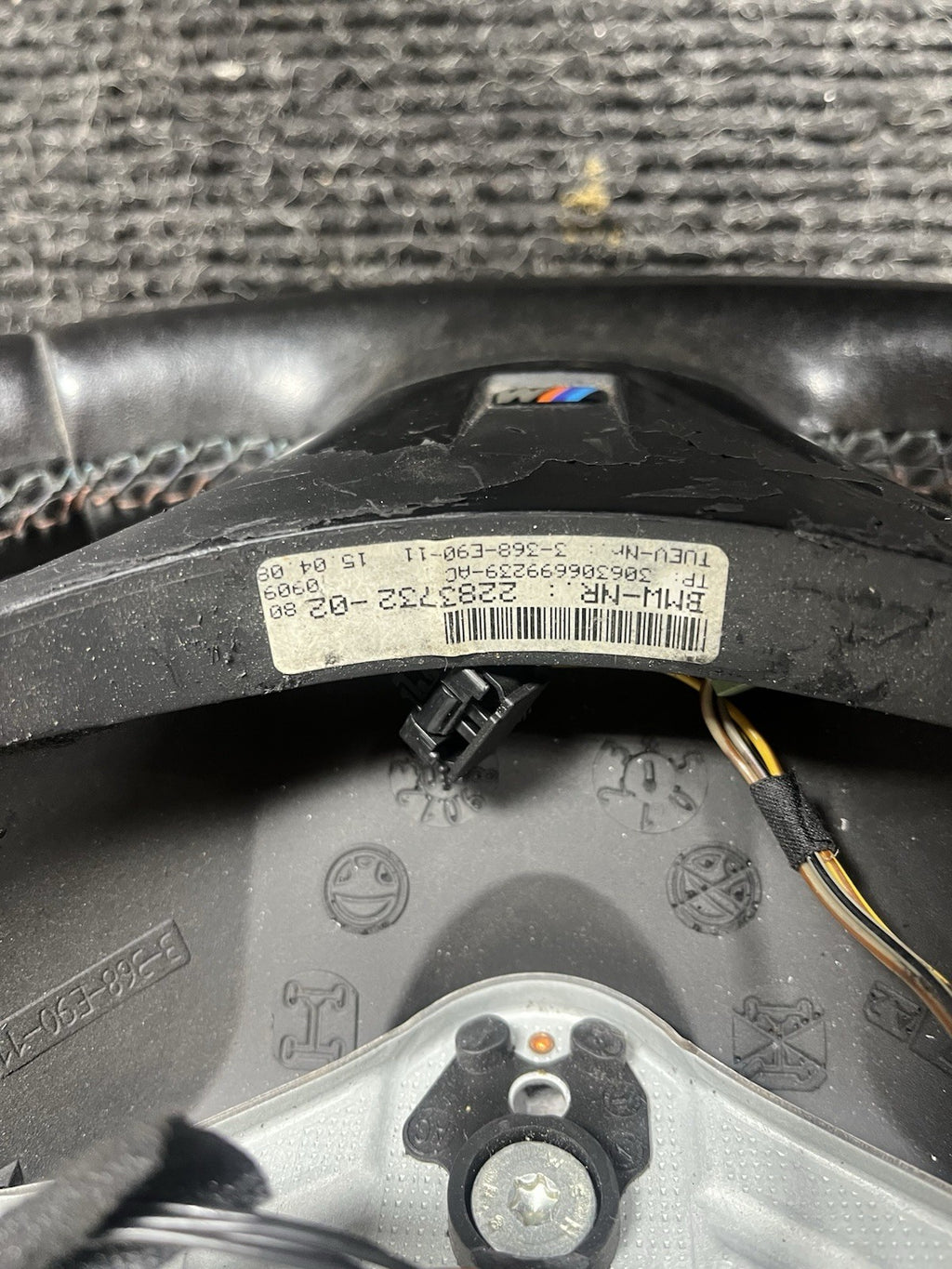 ☑️ 08-13 OEM BMW E90 E92 E93 M3 Steering Wheel MANUAL
