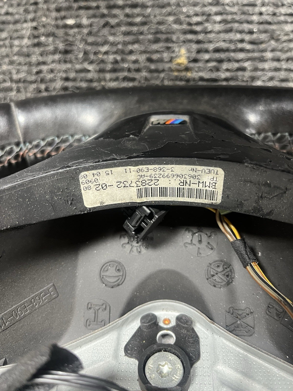 ☑️ 08-13 OEM BMW E90 E92 E93 M3 Steering Wheel MANUAL