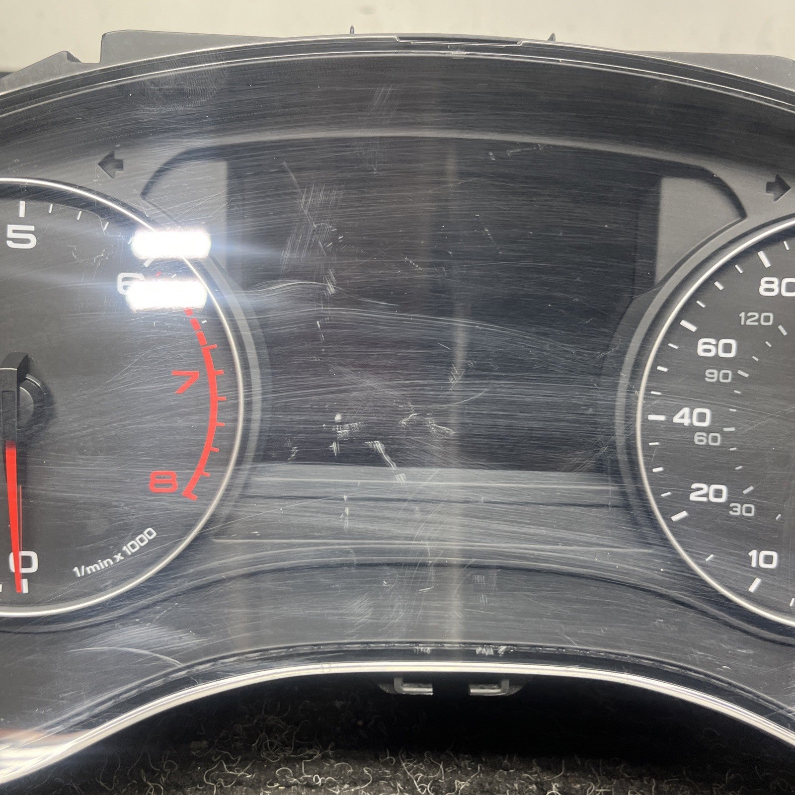 ☑️ 2013 Audi A6 Instrument Cluster Speedometer MPH Night Vision 52k Mls OEM Used