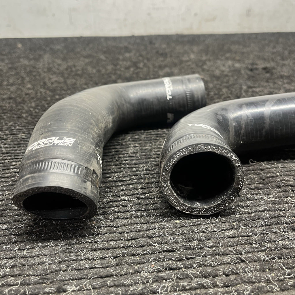 ☑️ Torque Solution Radiator Hose Kit Black Fits WRX 08-14 STI 08-21 FXT 09-13