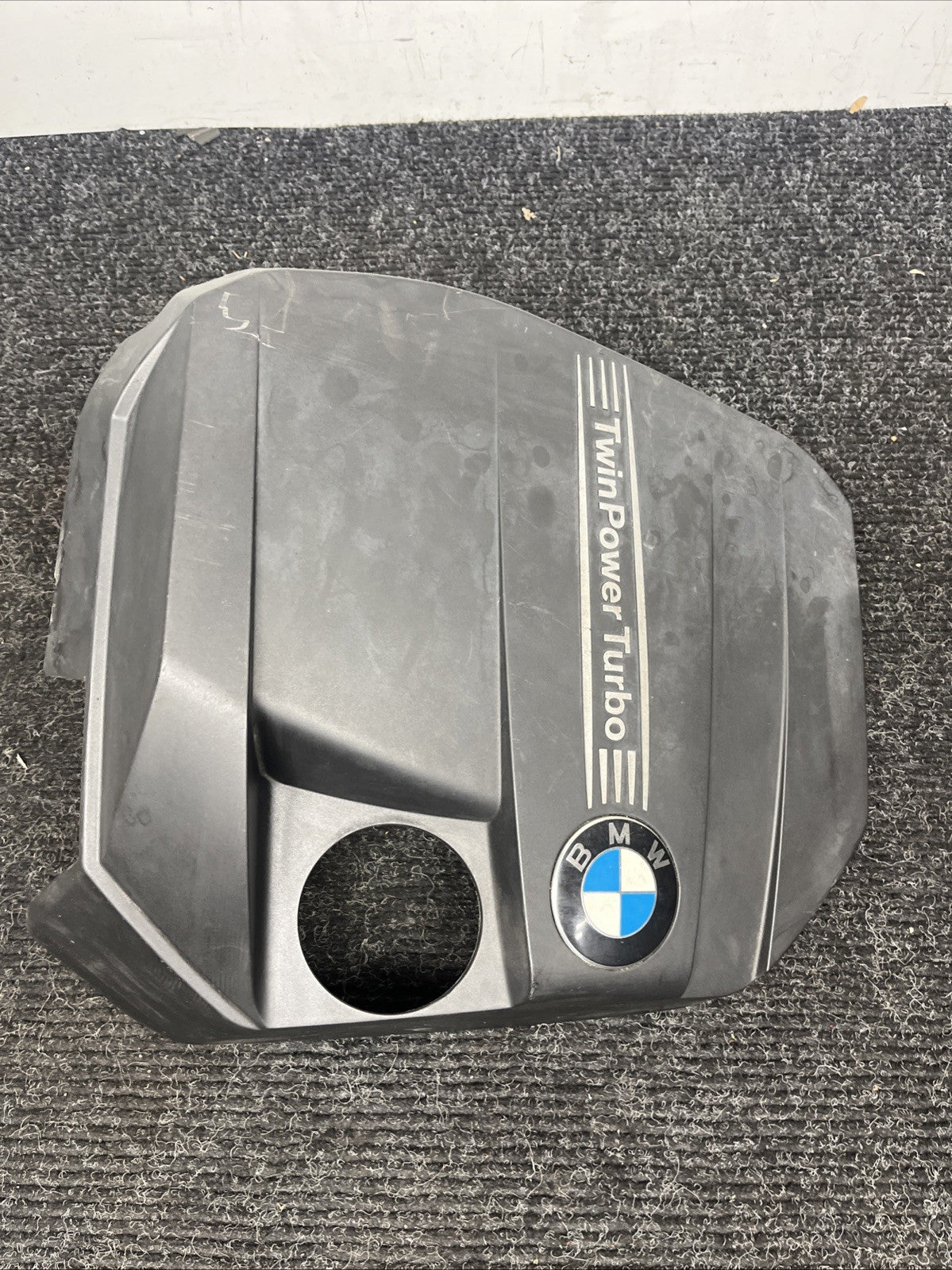 ☑️ 11-13 BMW 335i 135i E90 E92 E93 E82 N55 Engine Cover Trim Panel OEM 7589037