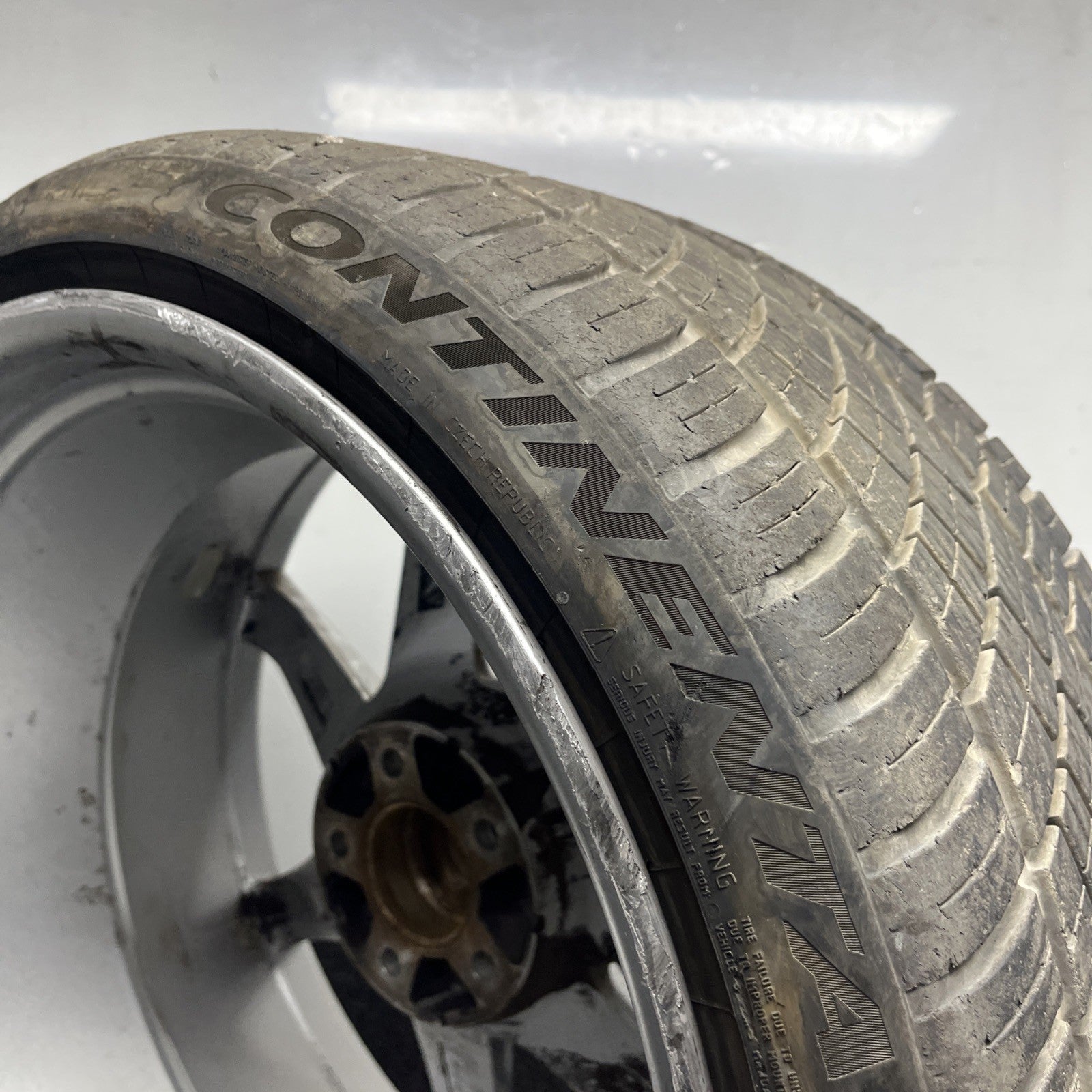 ☑️ ONE Vossen CV3 Silver Wheel W/TIRE & Cap 20x10.5 et30 5x112