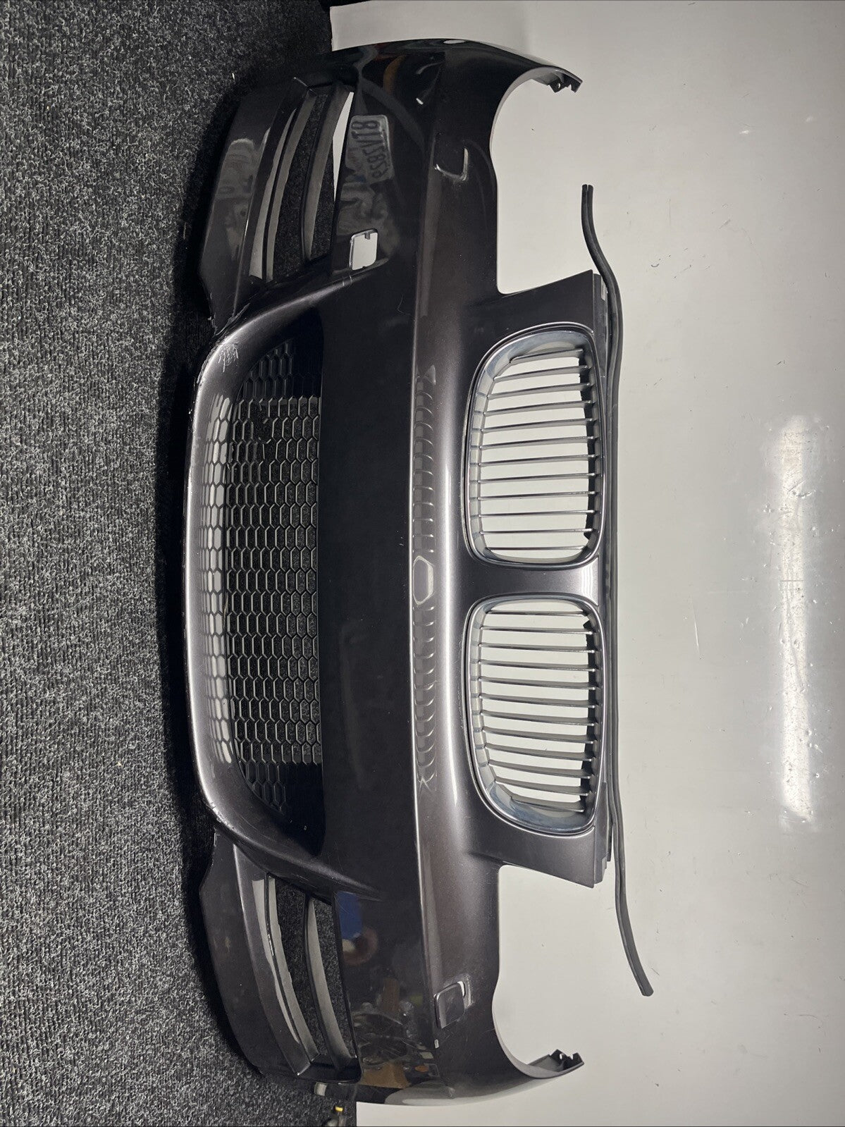 ☑️ 08-13 OEM BMW E82 E88 135 Front Bumper M Sport Sparkling Metallic A22/7 *NOTE