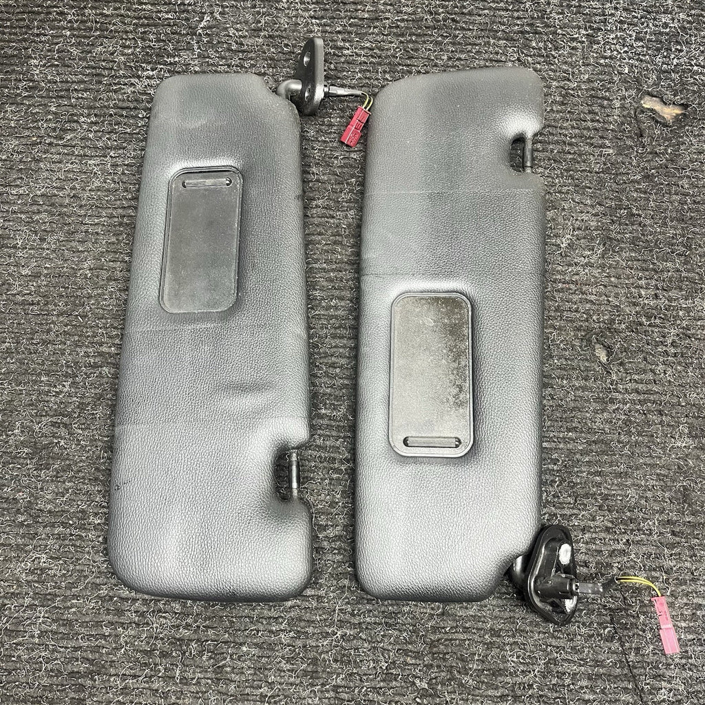 ☑️ 2006-2013 BMW E93 Sun Visor Shade Set Visors Left Right Pair Black OEM