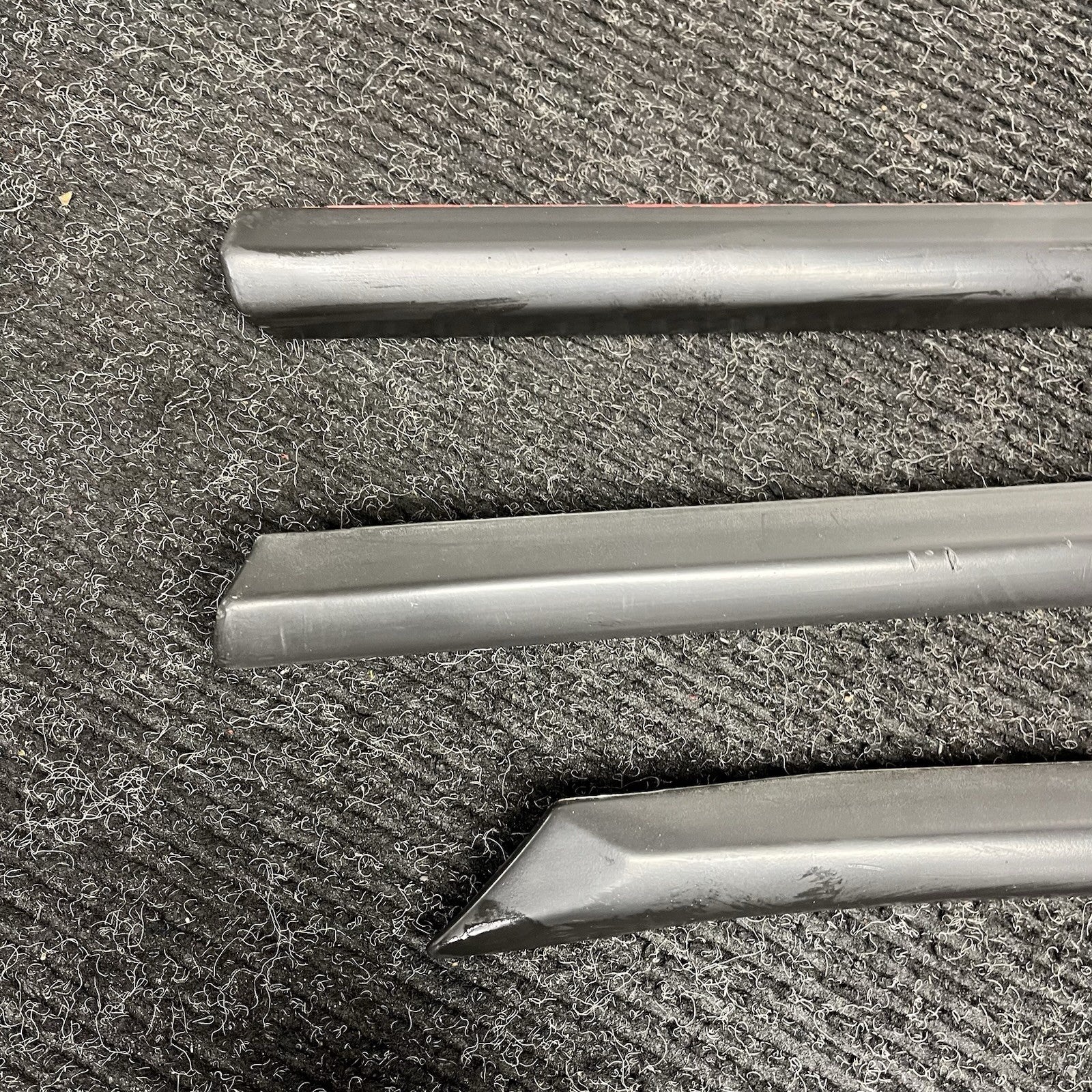 ☑️ 94-99 BMW E36 328iC COUPE VERT FENDER DOOR REAR QUARTER TRIM MOLDING SET OEM