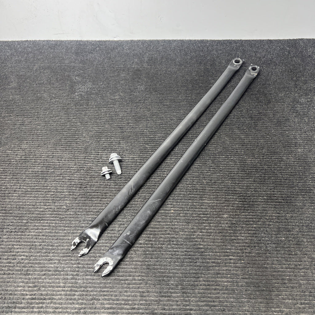 ☑️ BMW E90 E92 3 Series Hood Frame Support Strut Brace Pair Left & Right Set OEM