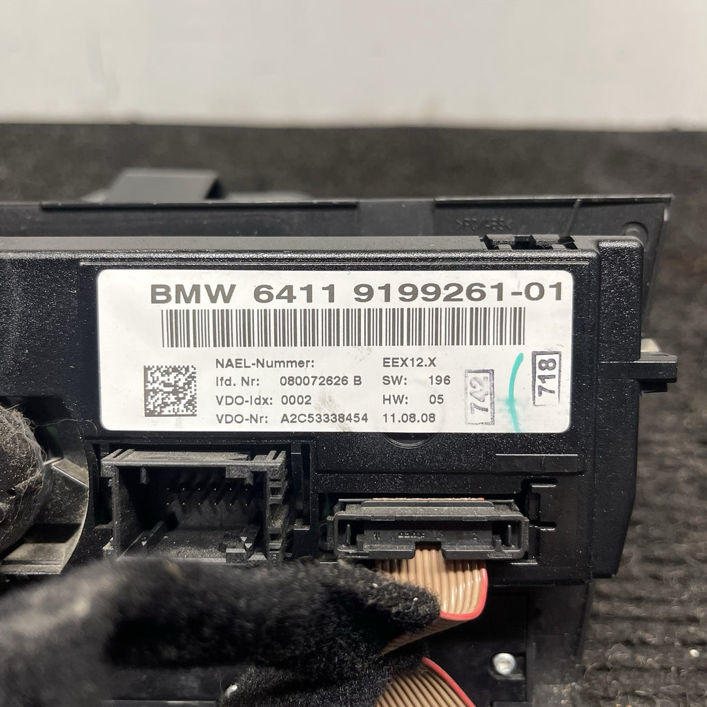 ☑️ 07-13 OEM BMW E92 E93 328 335 AC A/C Heater Climate Control Switch Panel