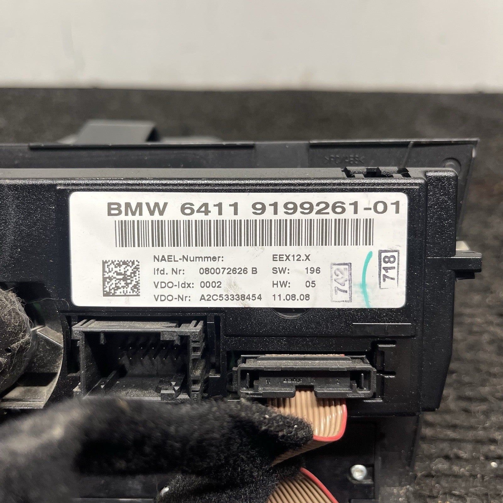 ☑️ 07-13 OEM BMW E92 E93 328 335 AC A/C Heater Climate Control Switch Panel