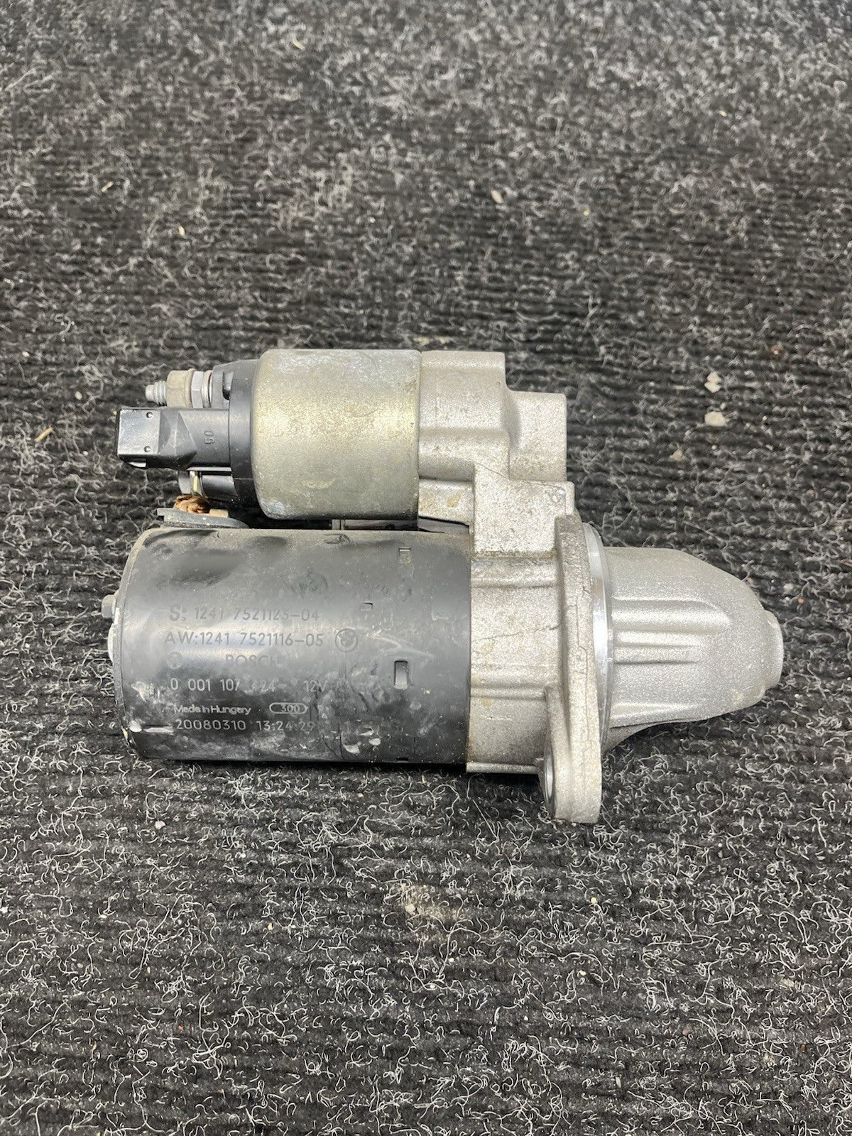 ☑️ 06-11 BMW E82 E90 E92 E93 128 135 328 335 Motor Engine N54 Starter 24k Miles