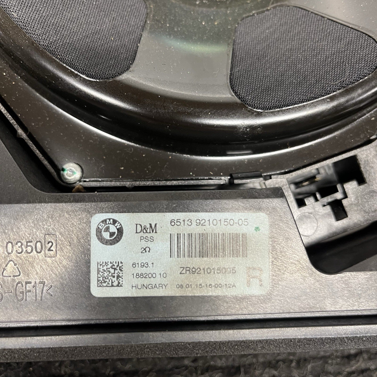 ☑️ 14-16 BMW F30 F32 F34 335i LEFT RIGHT UNDER SEAT HI-FI SUBWOOFER SPEAKER SET