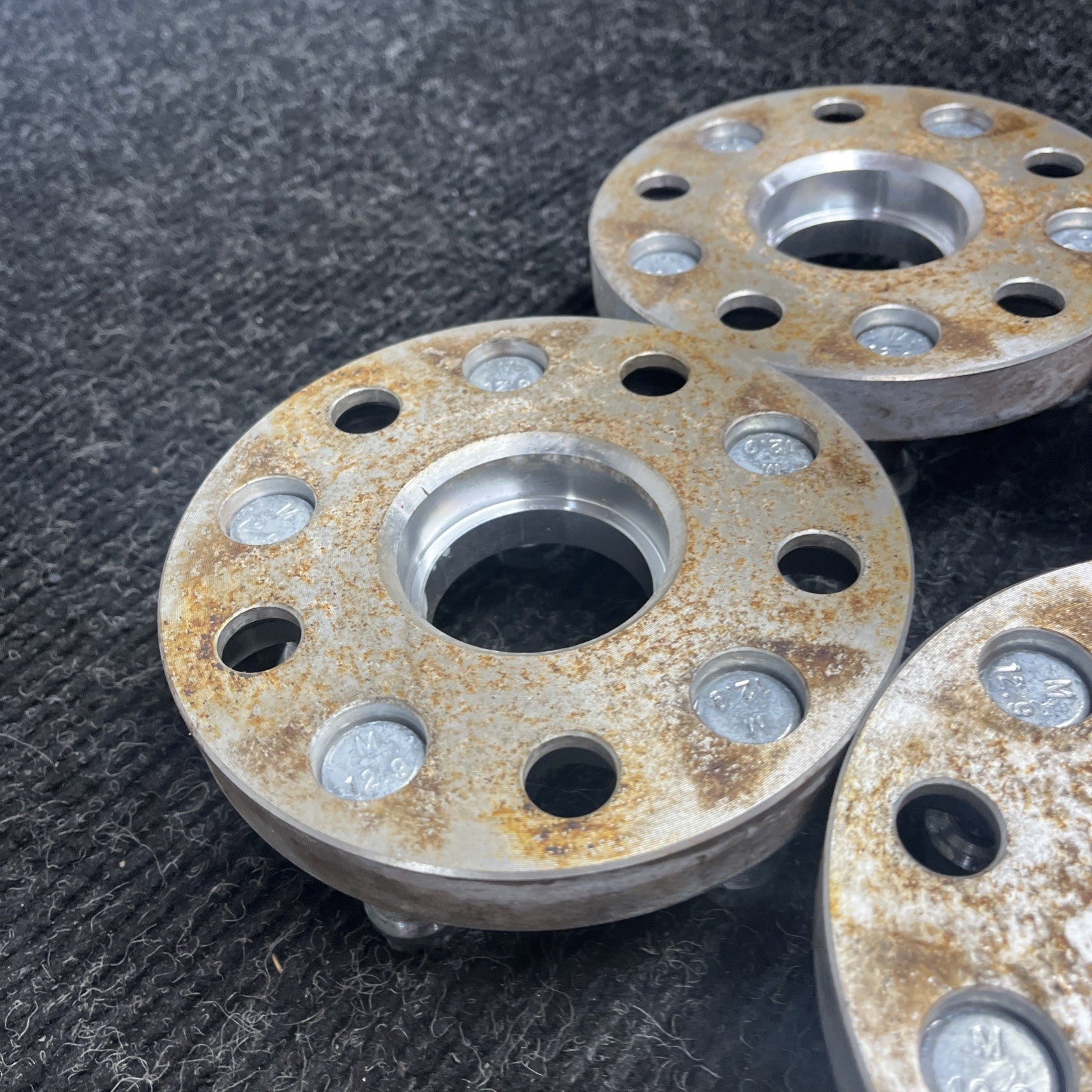 ☑️4x 20mm Black Hubcentric Wheel Spacers 5x100  BRZ impreza legacy Forester 86