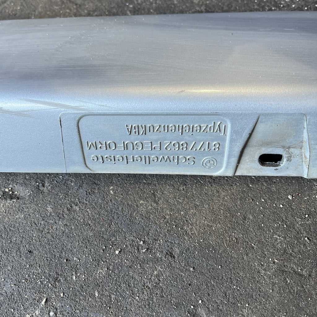 ☑️ 91-99 BMW E36 3 Series M3 Right Passenger Side Skirt Rocker Panel Silver OEM