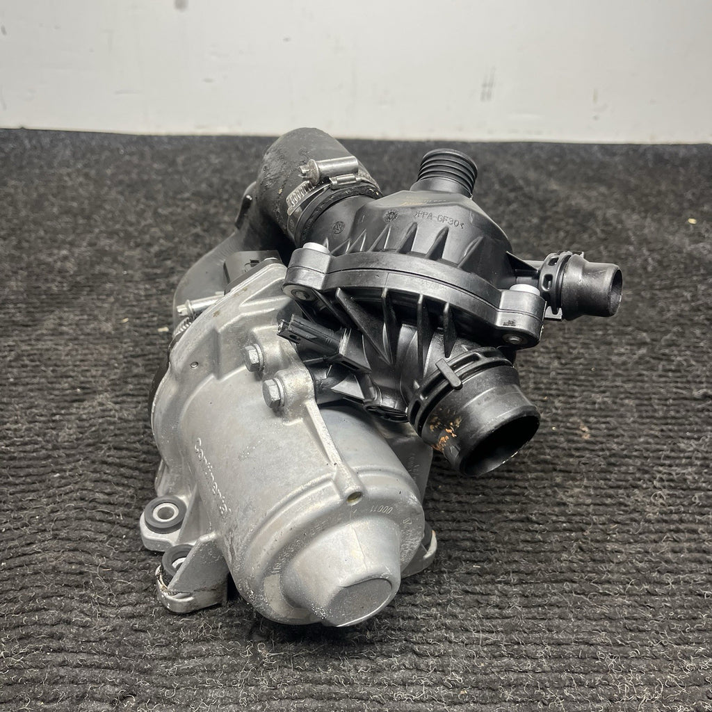 ☑️ OEM BMW E82 E90 E92 F10 F13 N54 N55 Electric Metal Water Pump W/ Thermostat