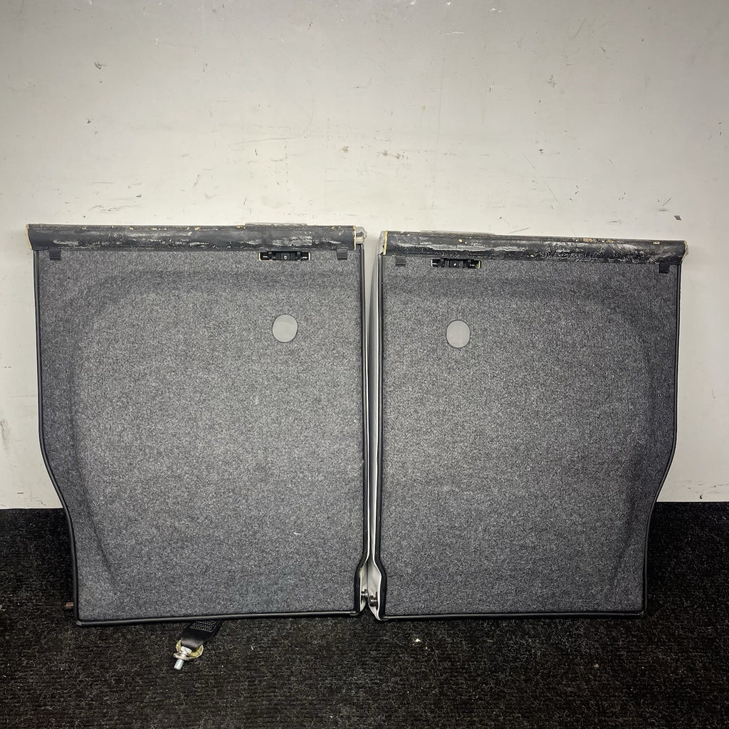 ☑️94-99 BMW E36 3-Series Coupe Sedan Rear Seat Folding Backrest Grey Leather OEM