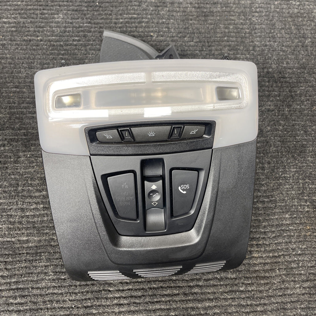 12-20 OEM BMW F22 F36 F32 F30 M4 M240 435 Roof Console Dome Light SOS Switch