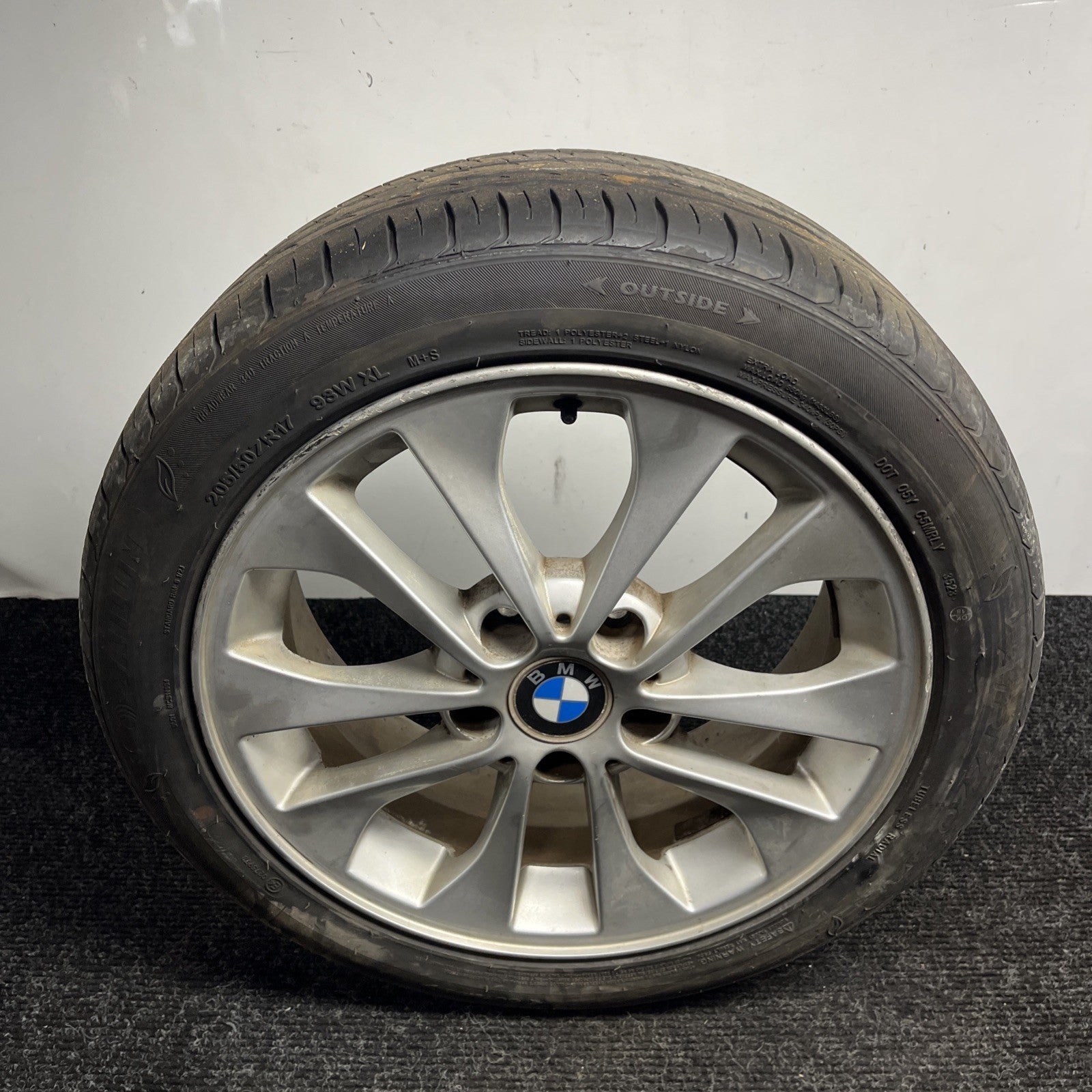 ☑️ Bmw 325I Oem Rim Factory Wheel 17" X 7" 10 Spoke Scuffs 6757042