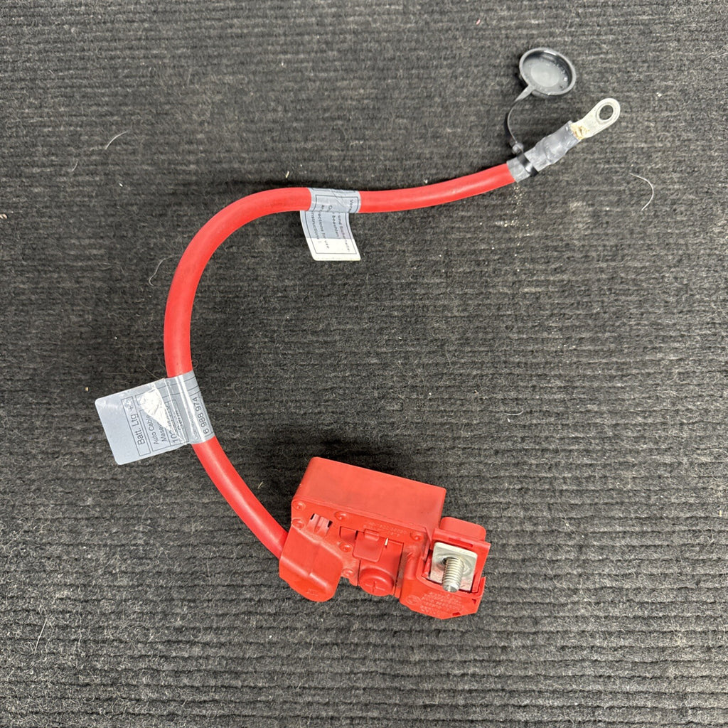 ☑️ 06-13 OEM BMW E82 E90 E92 M3 Battery Plus Pole Terminal Positive Red Cable