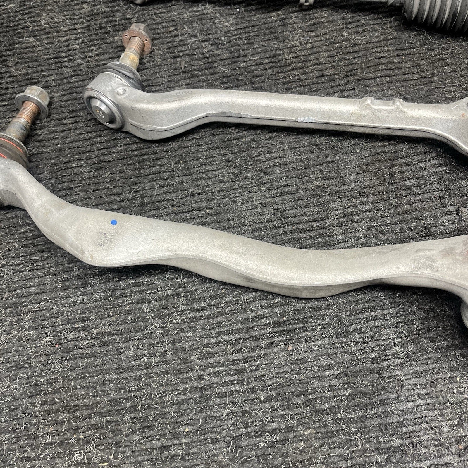 ☑️ 14-20 OEM BMW F22 F30 F32 RWD Front Left Upper Lower Control Arm Tie Rod SET