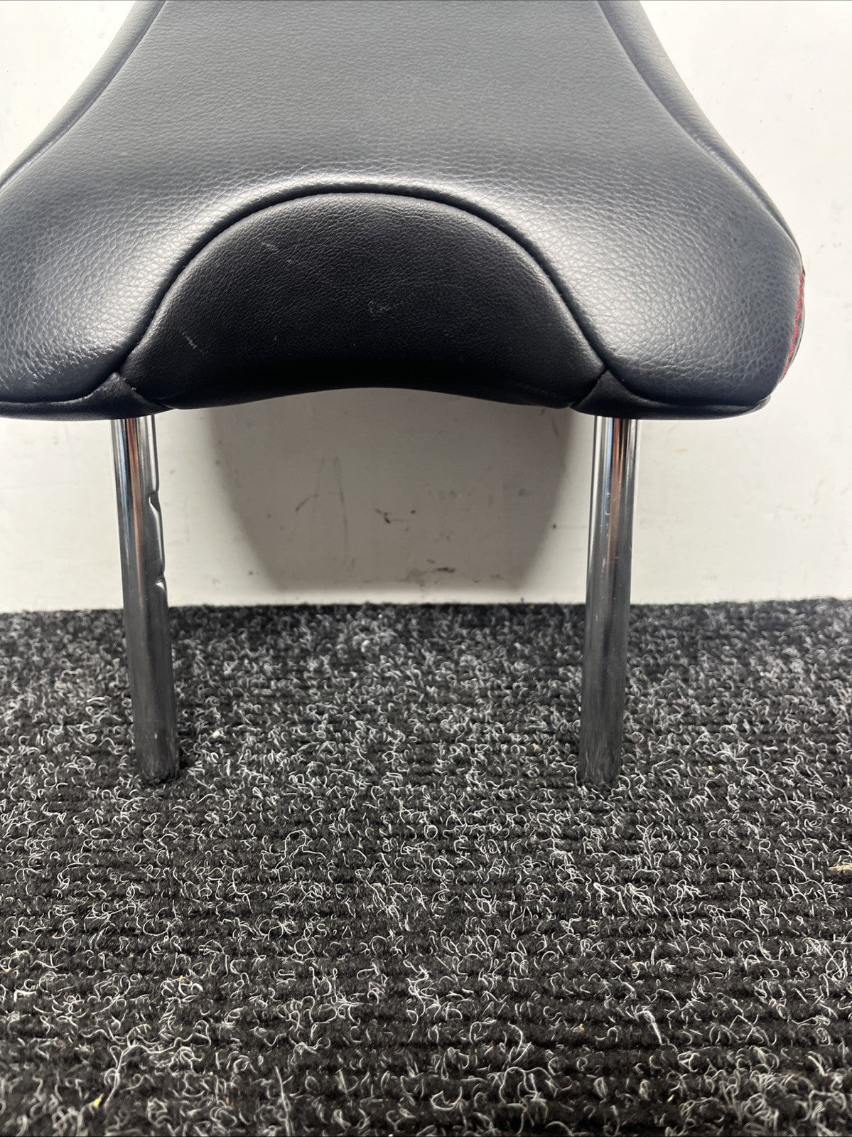 ☑️ 2013-2018 SCION FRS GT86 FRONT SEAT LEATHER RED STITCH HEAD REST