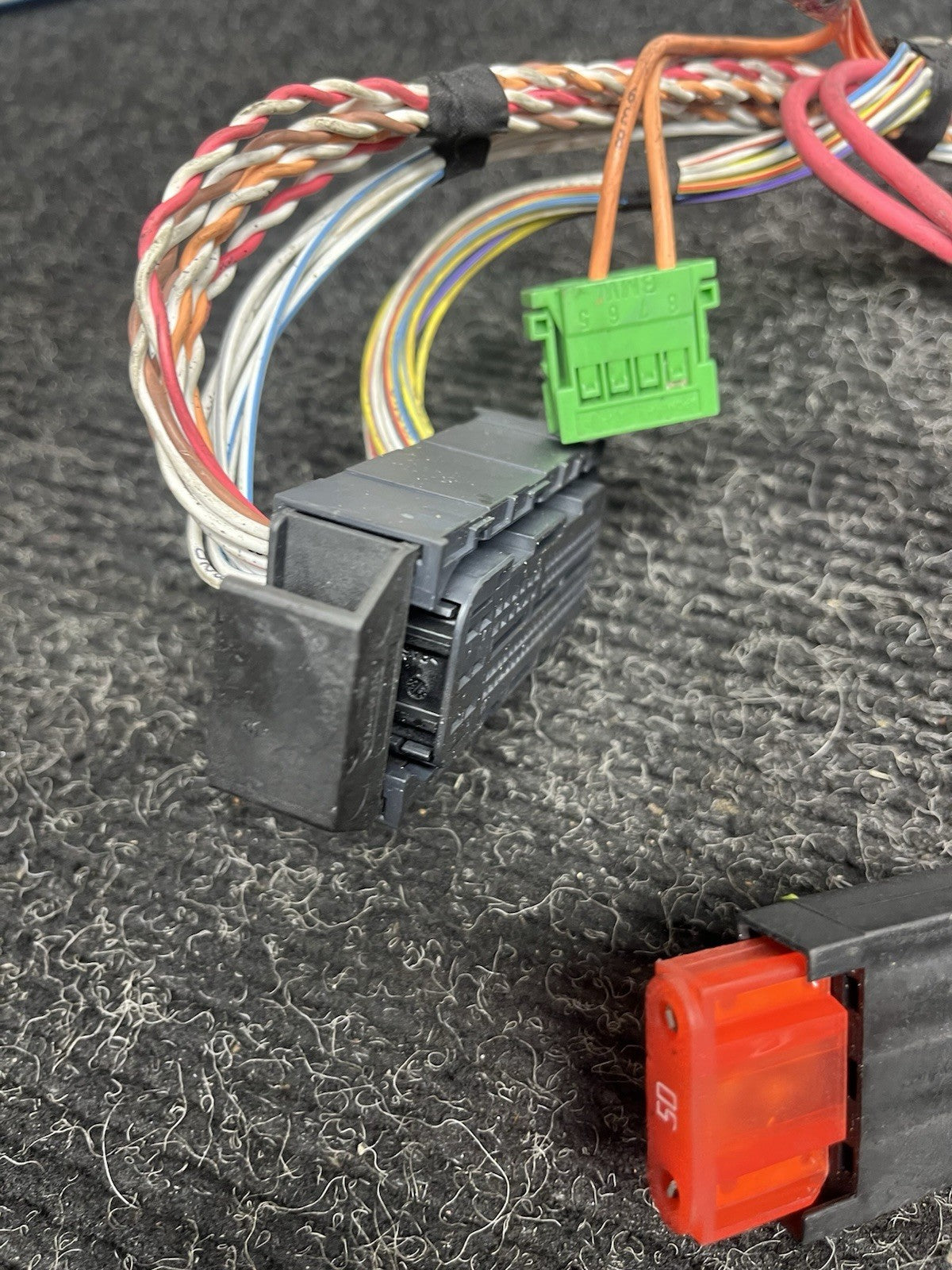 ☑️ Engine N54 Motor Injector Wiring Harness Cable Injection Plug OEM BMW E90 E92