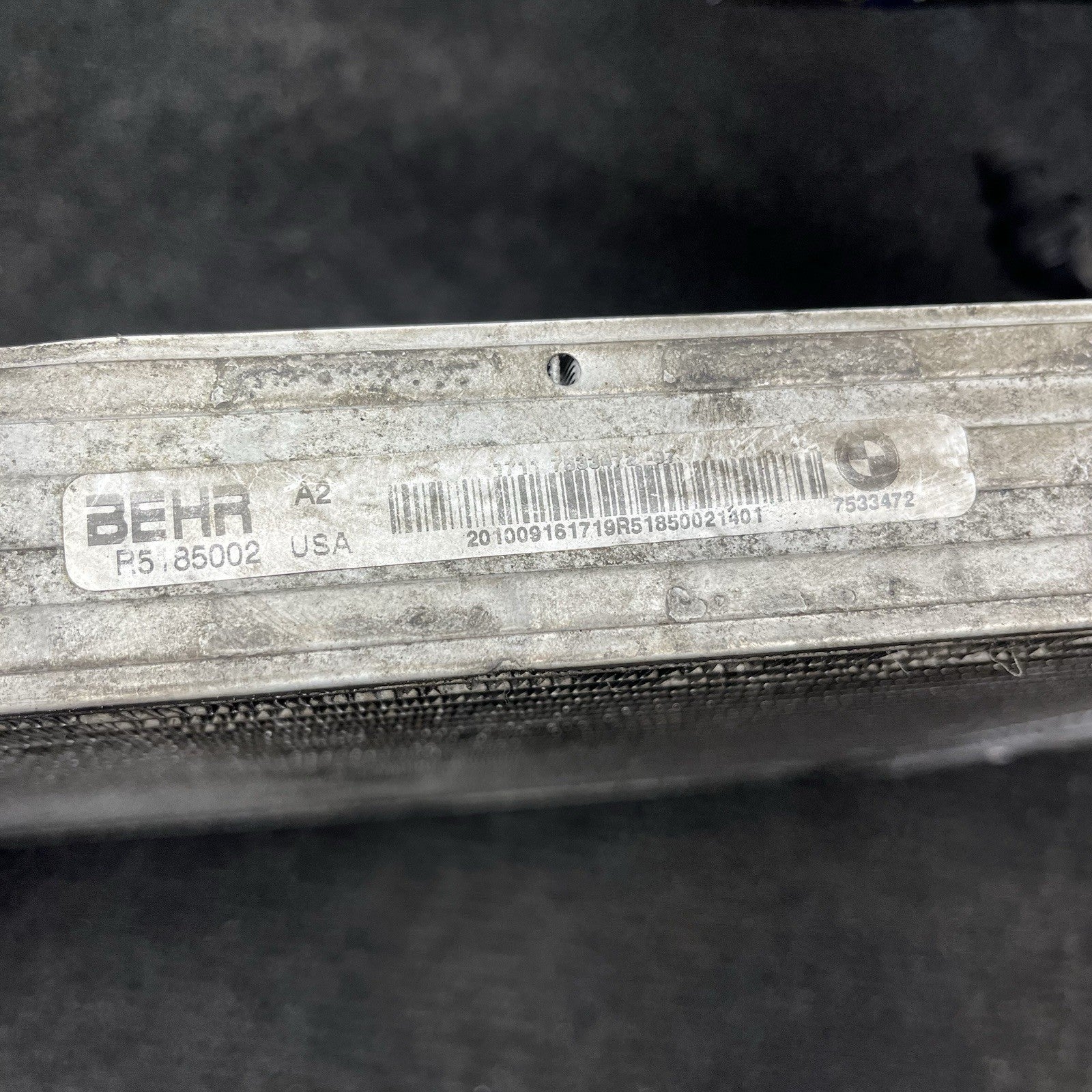☑️ 2011–2013 BMW X5 E70 / 2008–2014 BMW X6 E71 N55 RADIATOR 7533472 OEM