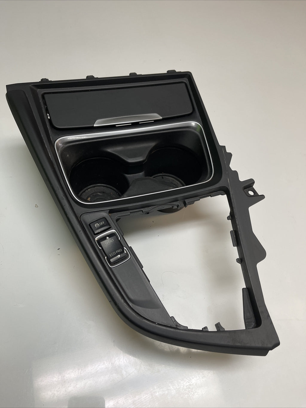 BMW 2012-2020 F30 F32 F36 LCI CENTER CONSOLE CUP HOLDER PANEL OEM