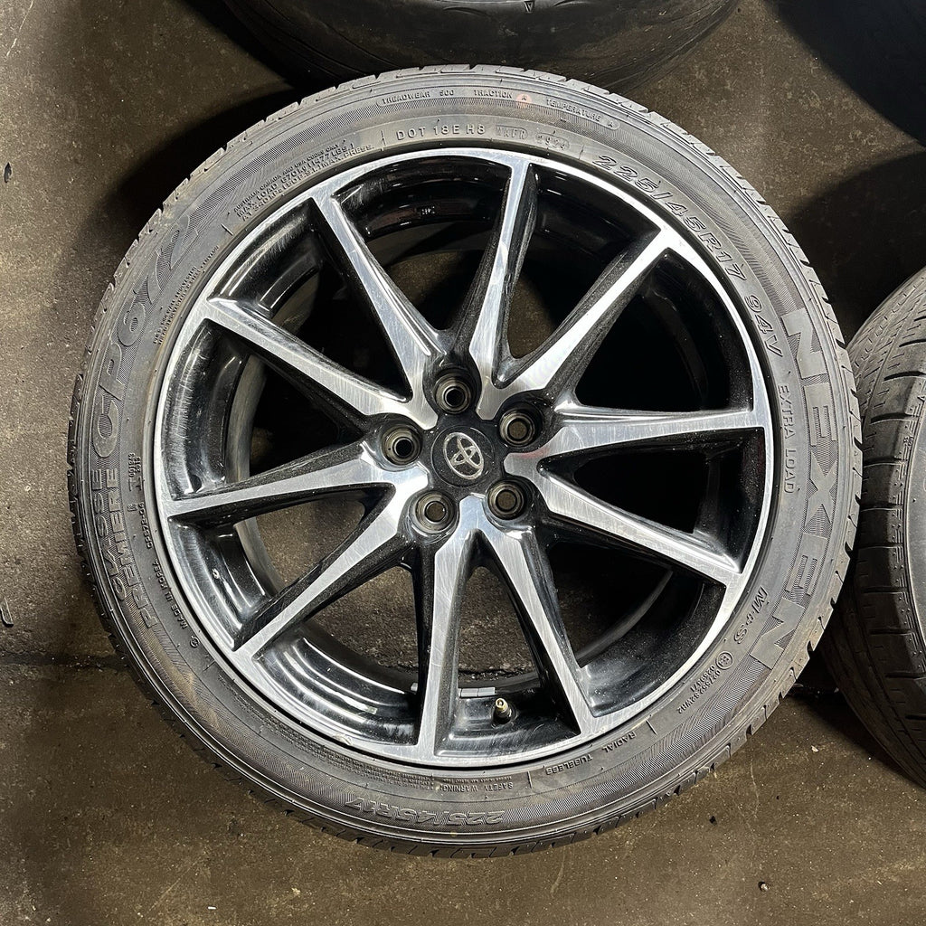 ☑️ 2022-26 Toyota GR86 Base Wheel Set Rim Tire 17” 17x7.5 +48 Offset Factory OEM