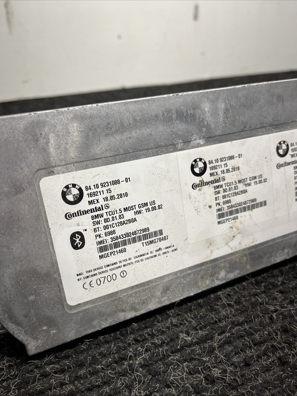 ☑️ OEM BMW E90 E92 E82 E60 E88 Bluetooth IBUS Telematic Control Module Unit TCU