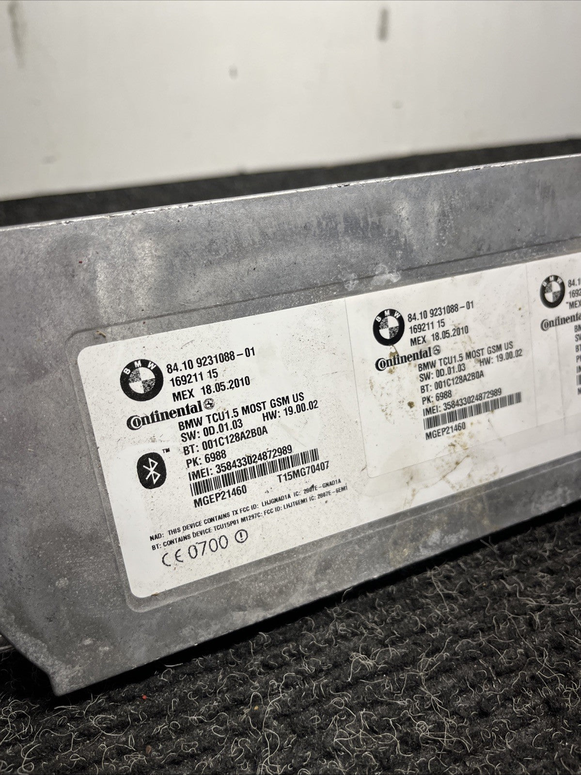 ☑️ OEM BMW E90 E92 E82 E60 E88 Bluetooth IBUS Telematic Control Module Unit TCU