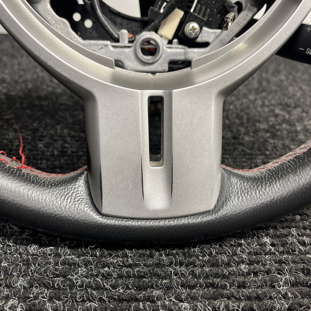 ☑️ 2013-2016 SCION FRS Subaru BRZ OEM Steering Wheel Red Stitched Shift Paddles