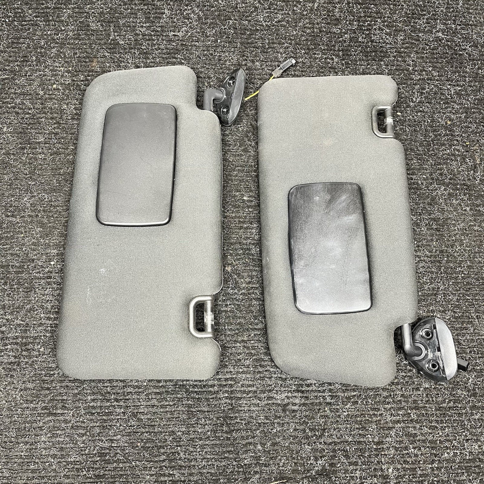 ☑️ 2015-2019 Subaru WRX STI Left Driver Passenger Right Sun Visor Pair OEM 15-19