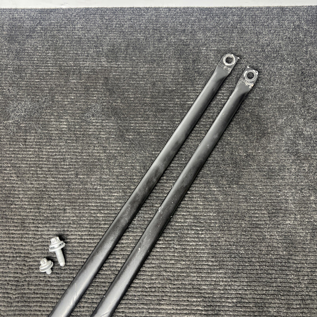 ☑️ BMW E90 E92 3 Series Hood Frame Support Strut Brace Pair Left & Right Set OEM