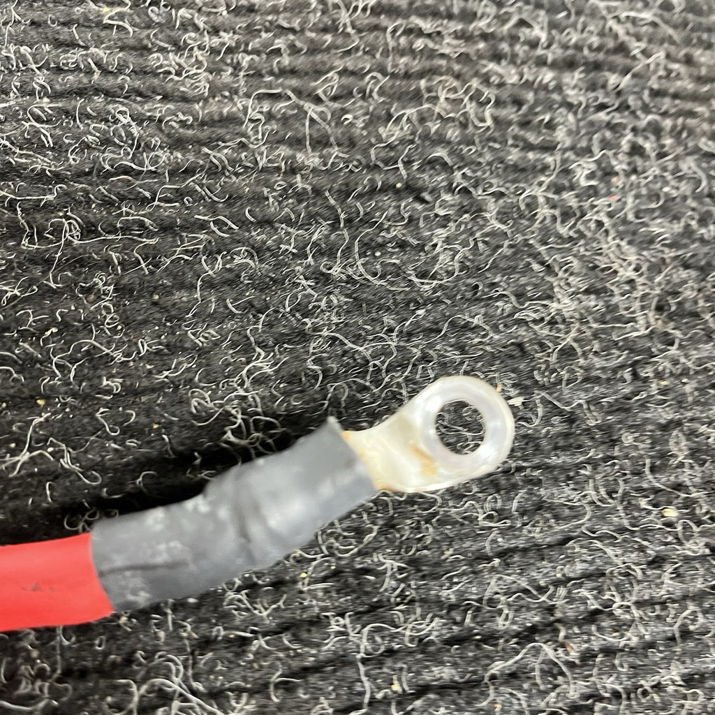 ☑️ 06-13 OEM BMW E82 E90 E92 M3 Battery Plus Pole Terminal Positive Red Cable