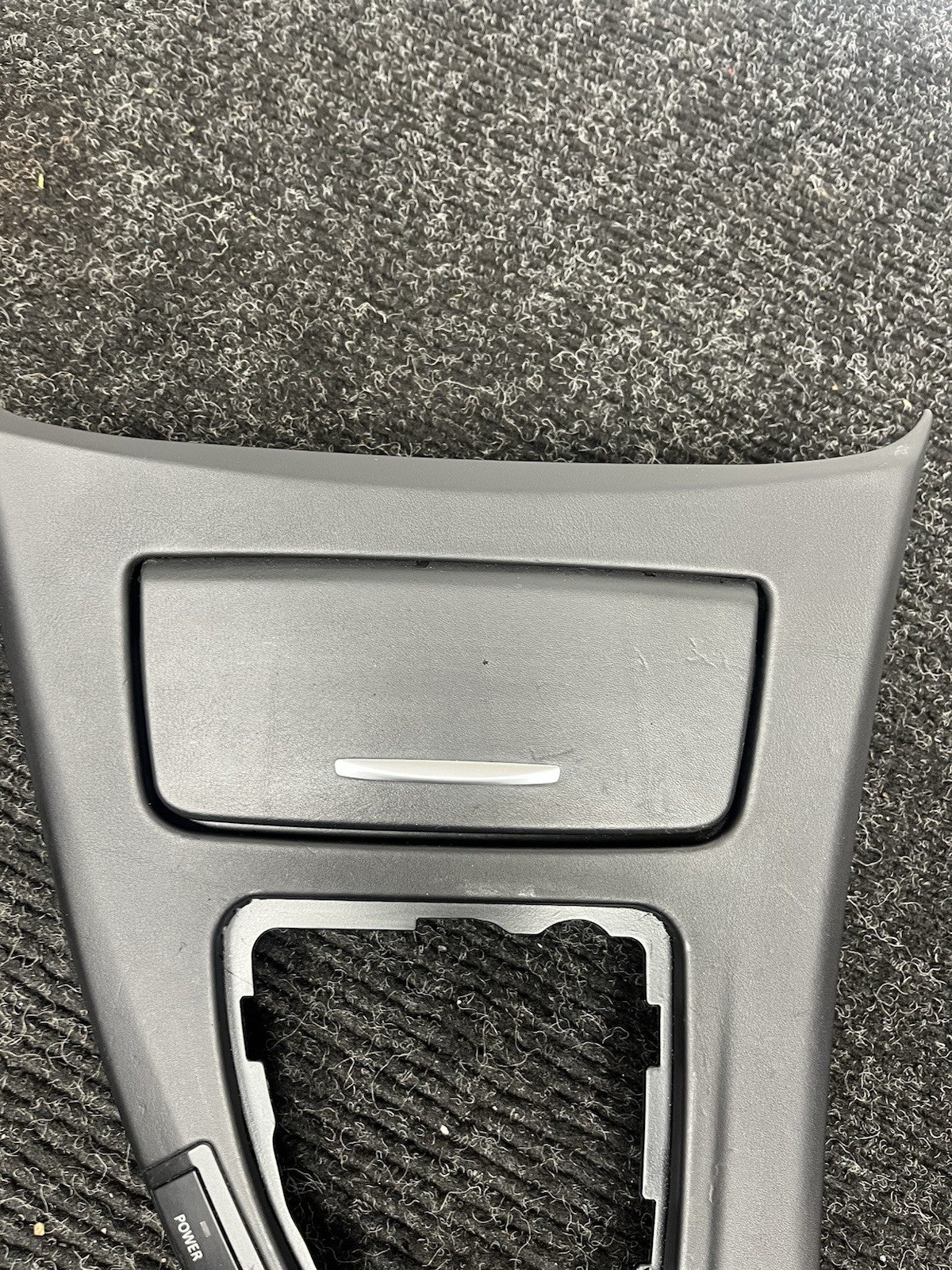 ☑️ 2009-2013 BMW E90 E92 M3 MANUAL CCC Leather Center Console Trim OEM 7903962