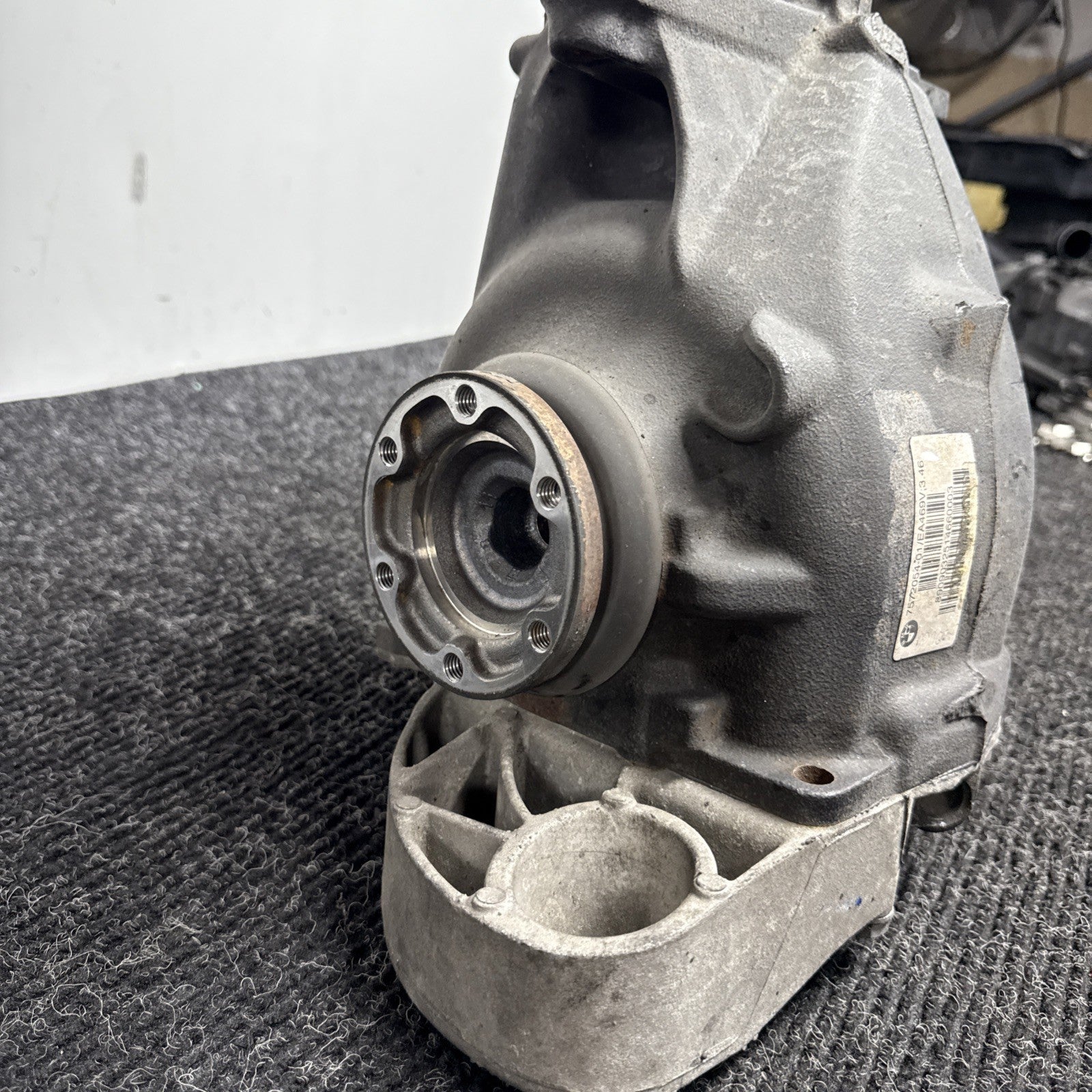 ☑️ 07-13 BMW E82 E90 E92 REAR AUTOMATIC AXLE DIFFERENTIAL CARRIER RATIO 3.46 OEM