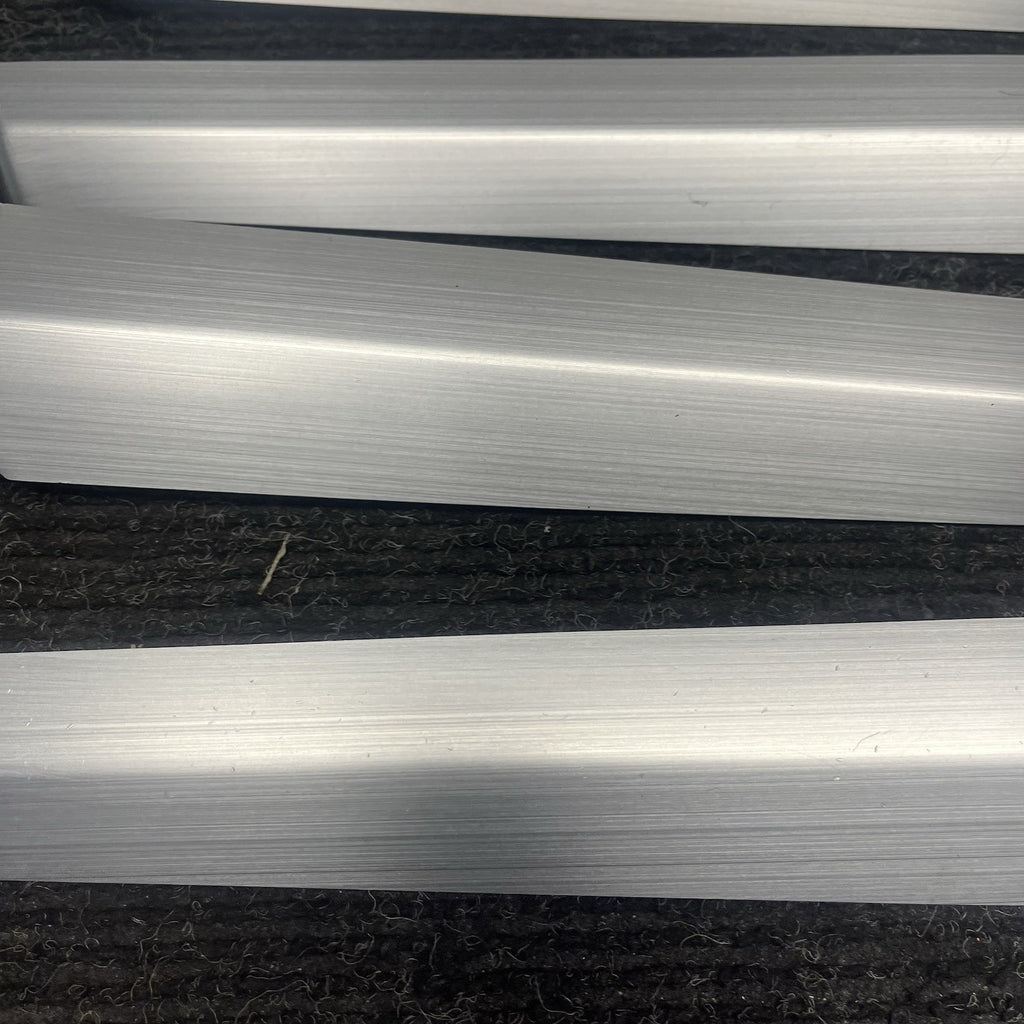 ☑️ 2011-2014 BMW F25 X3 F26 X4 Factory Brushed Aluminum Door Trim Set of 4 OEM
