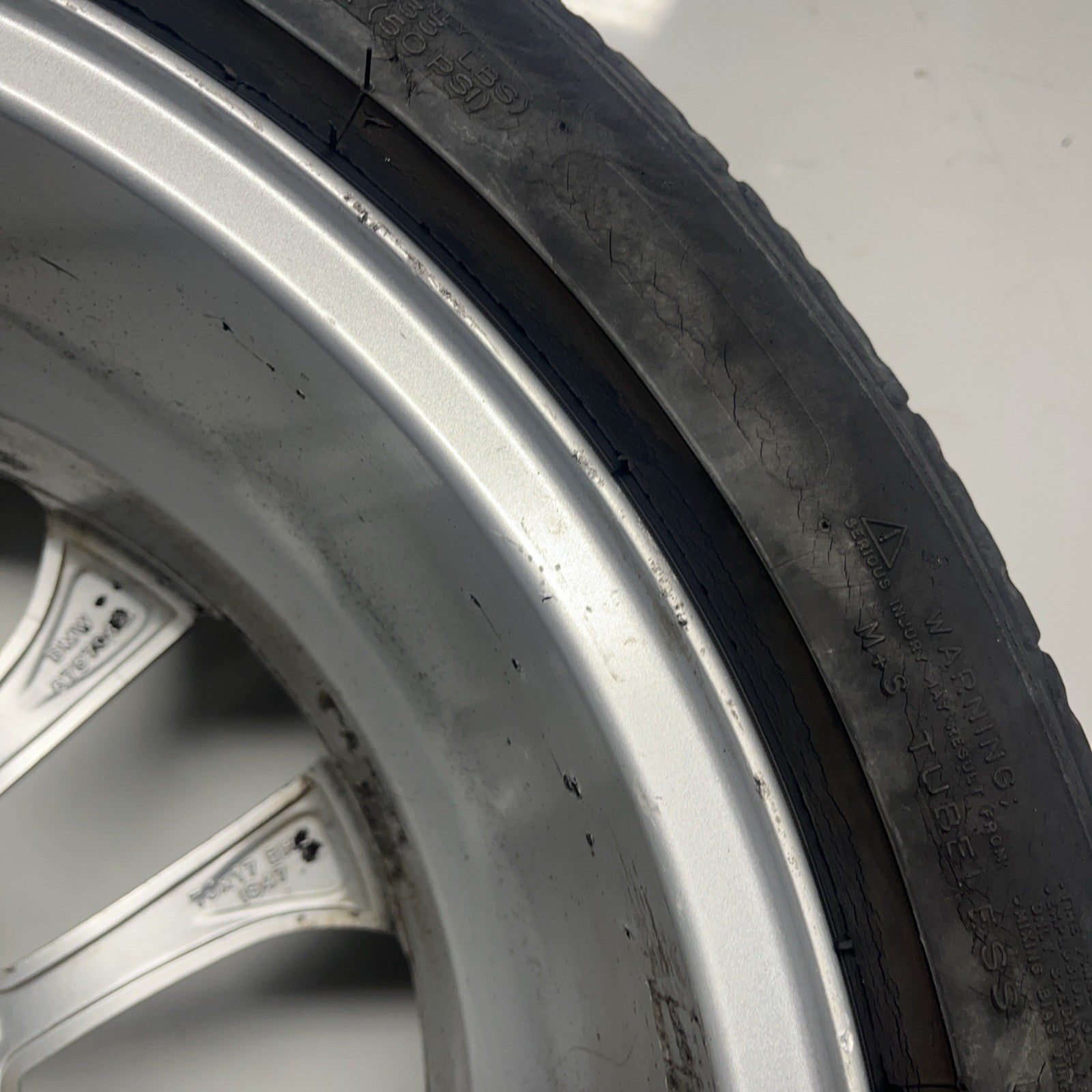 ☑️ Bmw E46 330 328 325 Oem Rim Factory Wheel 17" X 7" 10 Spoke Scuffs 6757042