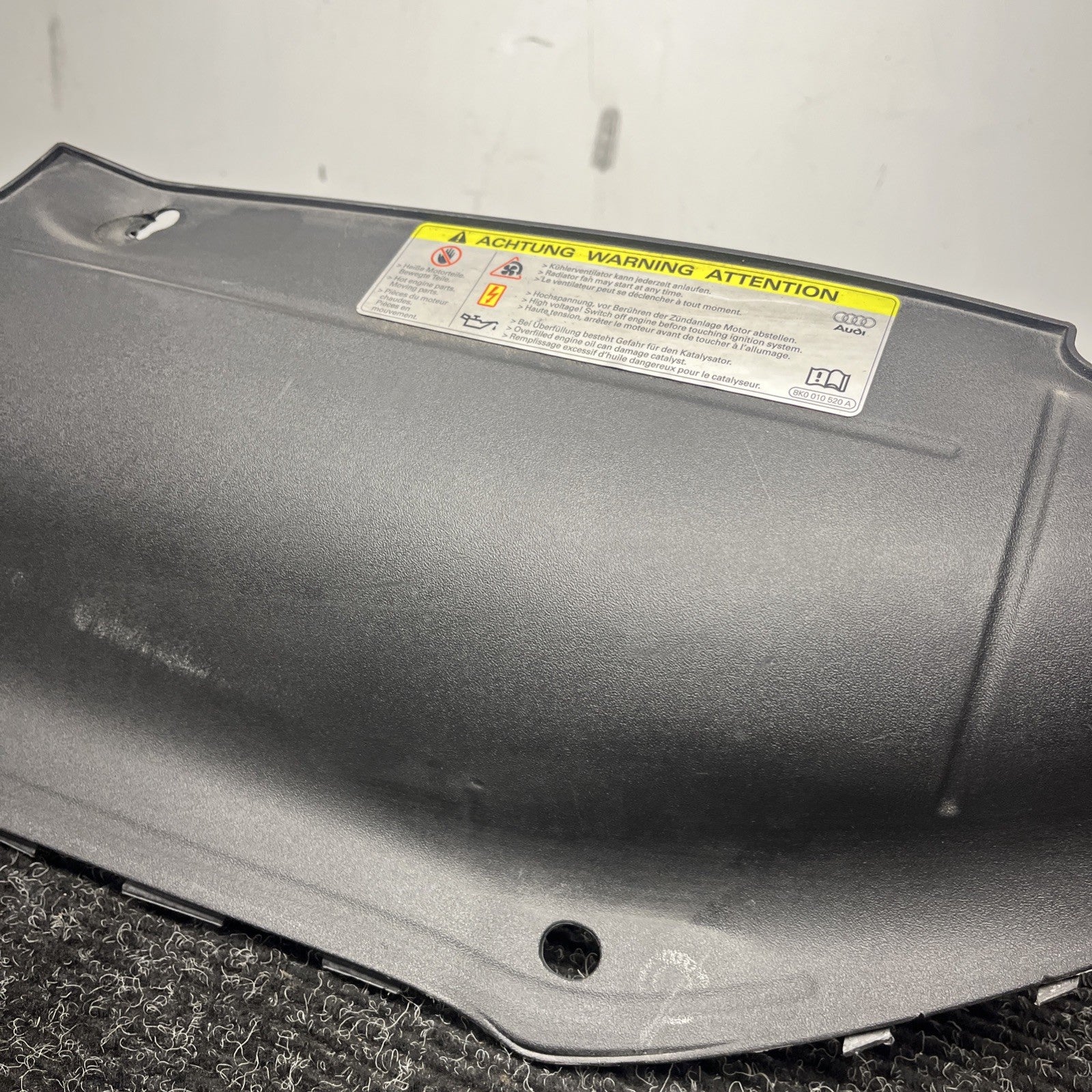 ☑️ 2007-2015 AUDI Q7 ENGINE COMPARTMENT RADIATOR TOP TRIM COVER SIGHT SHIELD OEM