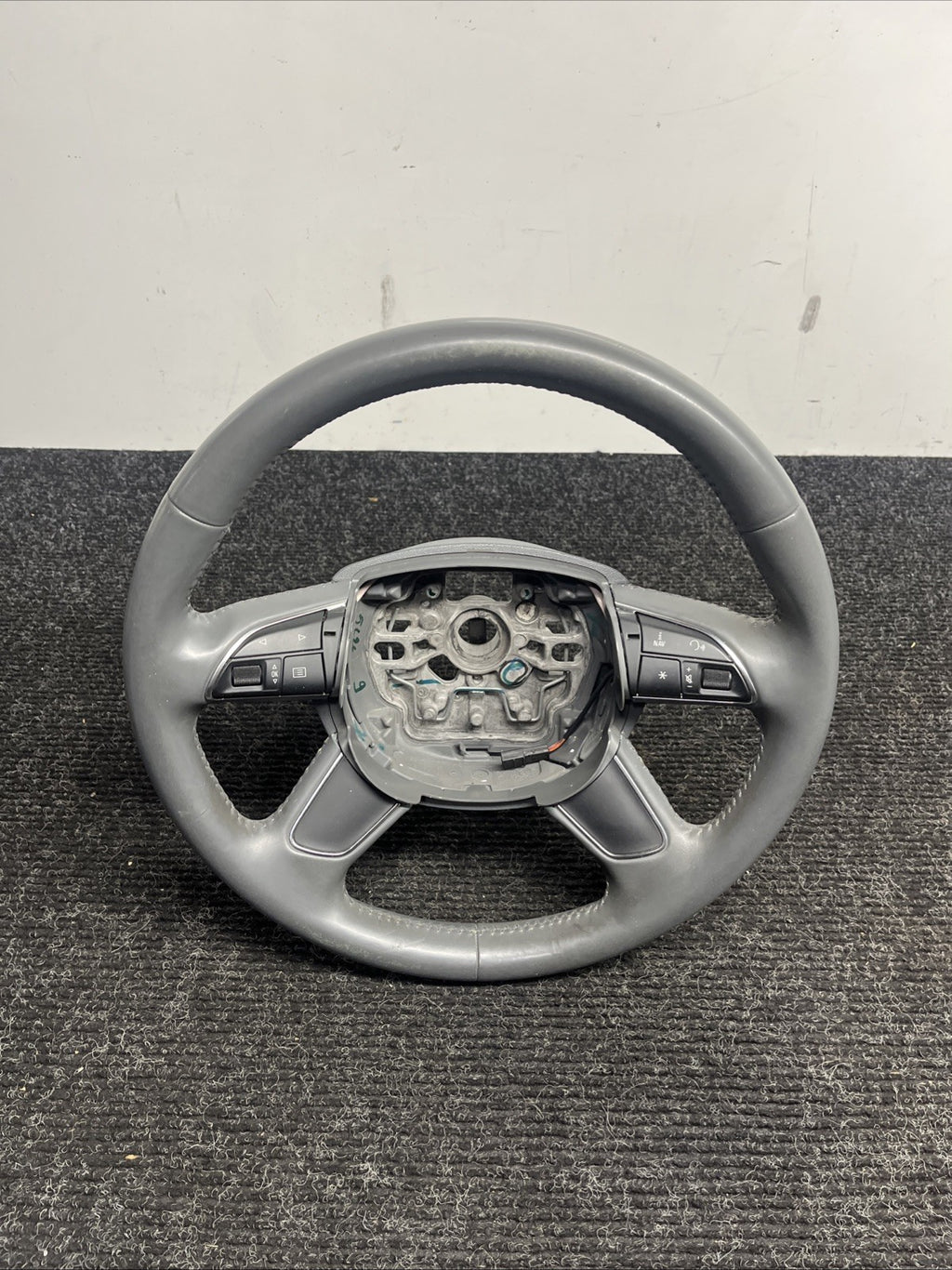 ☑️ 2013-2017 AUDI A4 S4 AllRoad Q5 SQ5 Q7 STEERING WHEEL 4 SPOKE 4L0419091AC OEM
