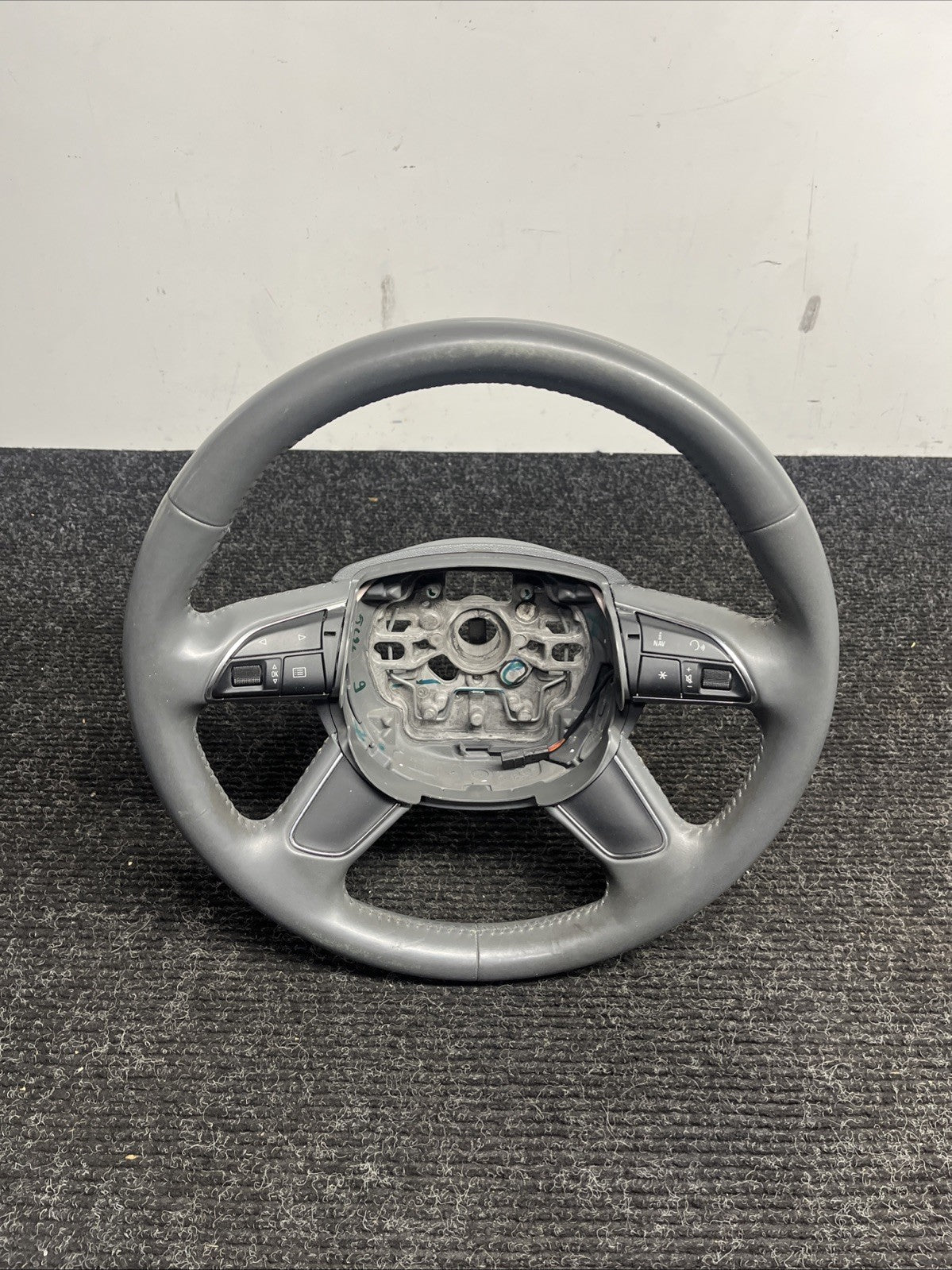 ☑️ 2013-2017 AUDI A4 S4 AllRoad Q5 SQ5 Q7 STEERING WHEEL 4 SPOKE 4L0419091AC OEM