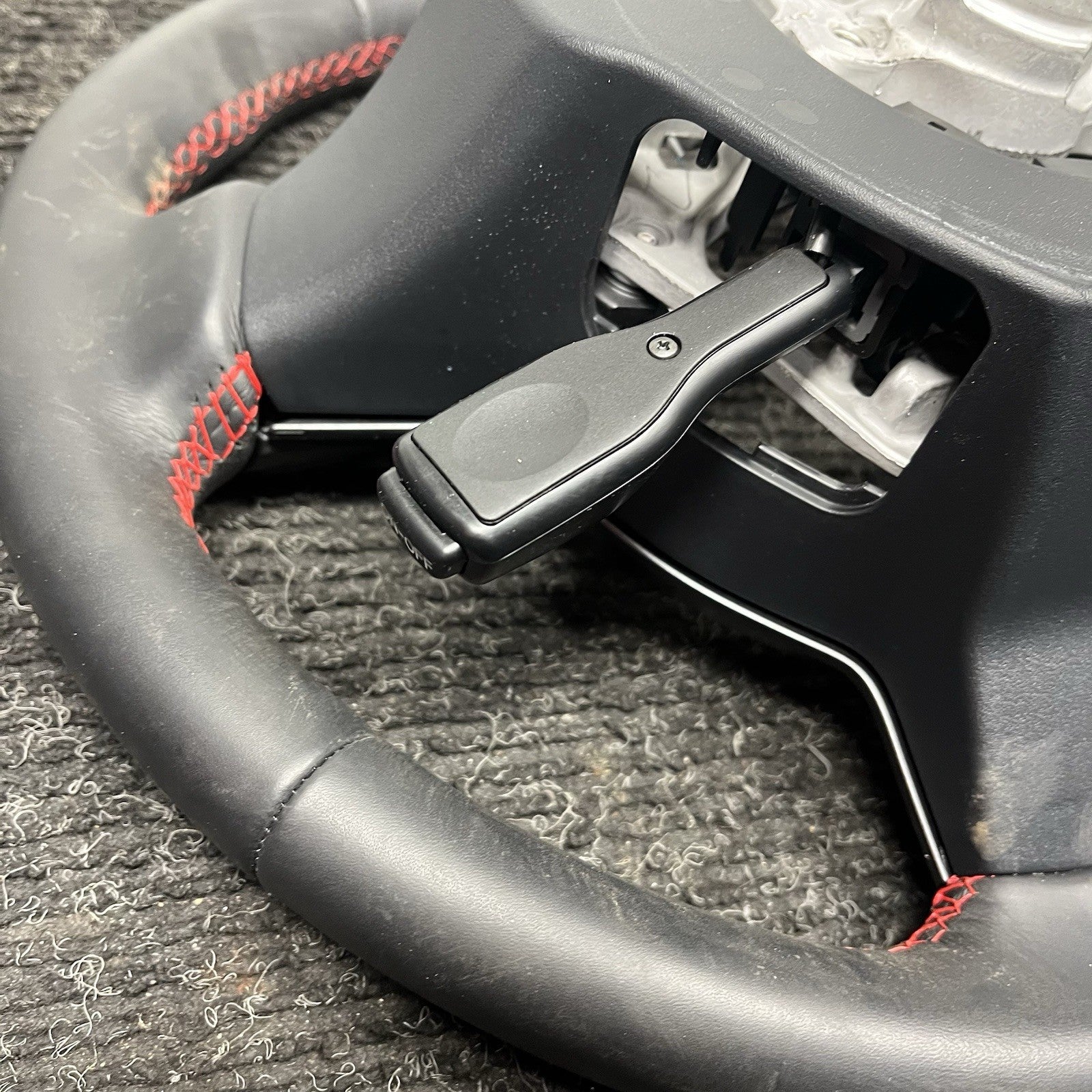 ☑️ 22-24 SUBARU BRZ STEERING WHEEL LEATHER BLACK OEM MANUAL GS131-16410