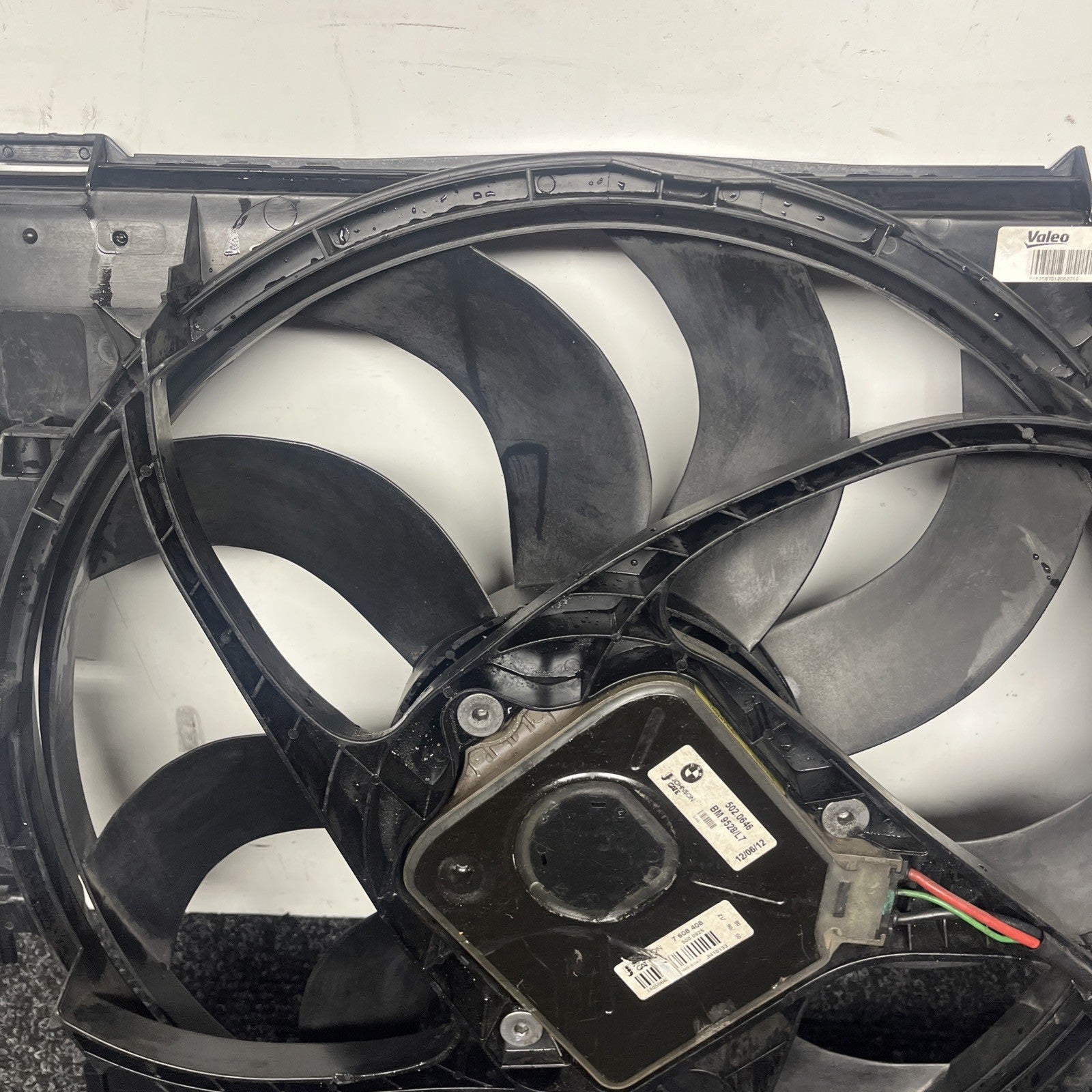☑️ 12-16 OEM BMW F22 F23 F30 F32 F33 F36 F87 M2 Radiator Cooling Fan Shroud 850W