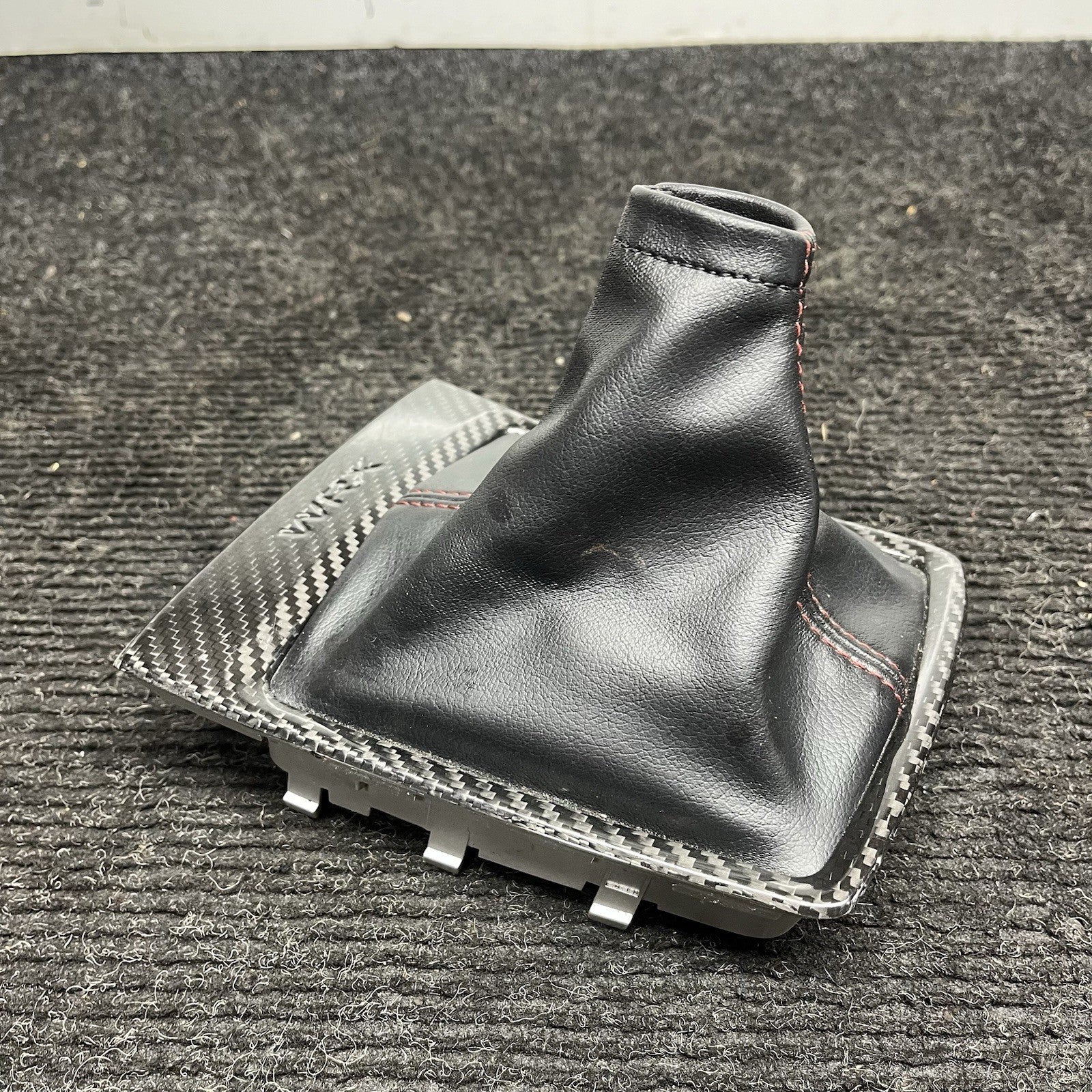 ☑️ OLM Dry Carbon Fiber MT Shifter Trim Cover - 2015 WRX MT