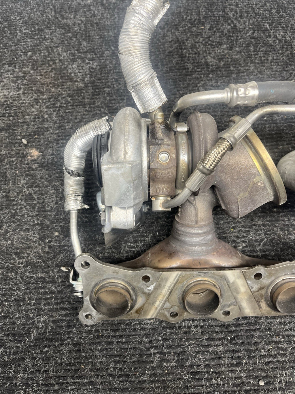 ☑️ 07-10 BMW 335I E90 E92 E93 N54 TWIN TURBO CHARGER SET MANIFOLD OEM 82k