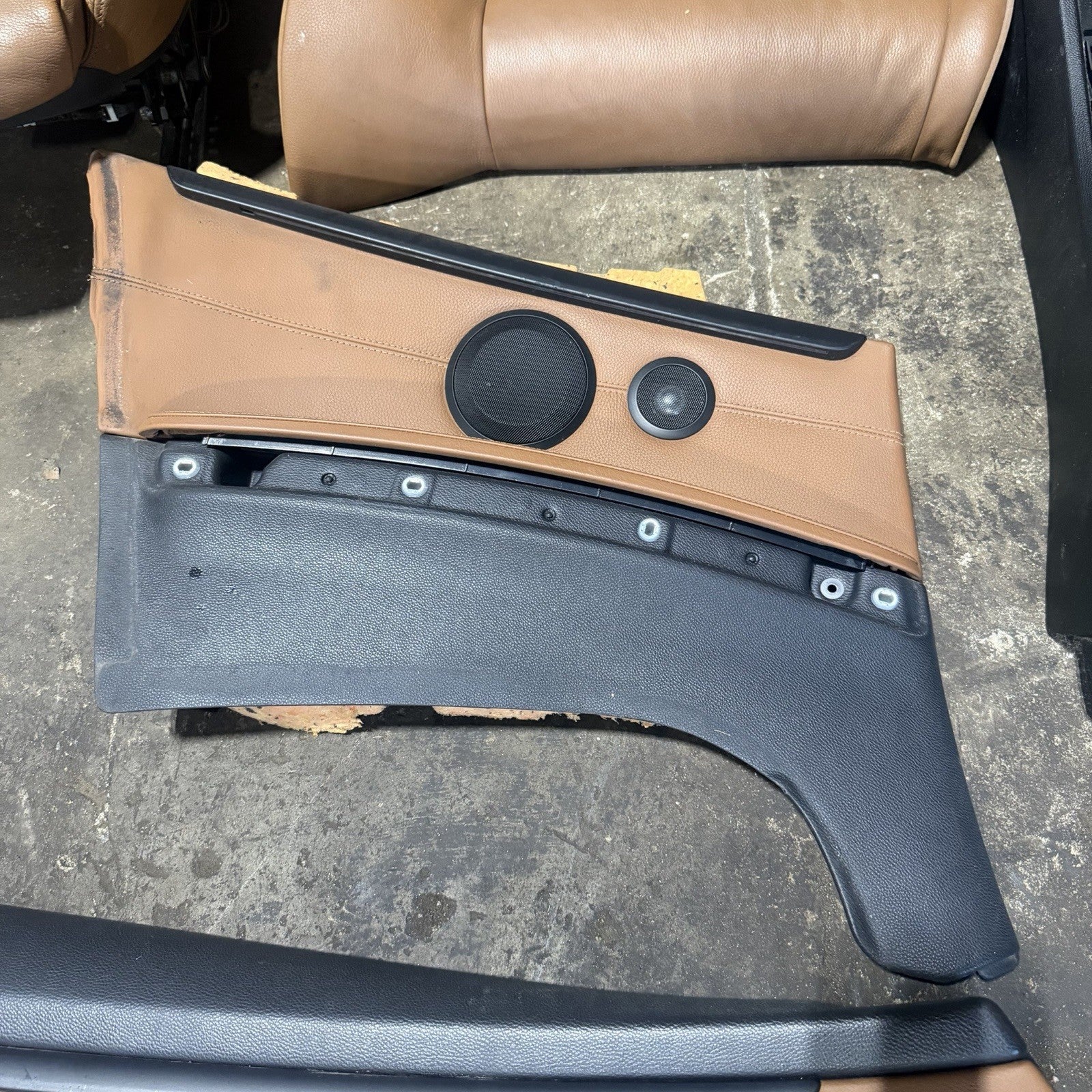 ☑️ 07-13 BMW E93 335 Convertible OEM Saddle Brown Interior Seats Complete Heated