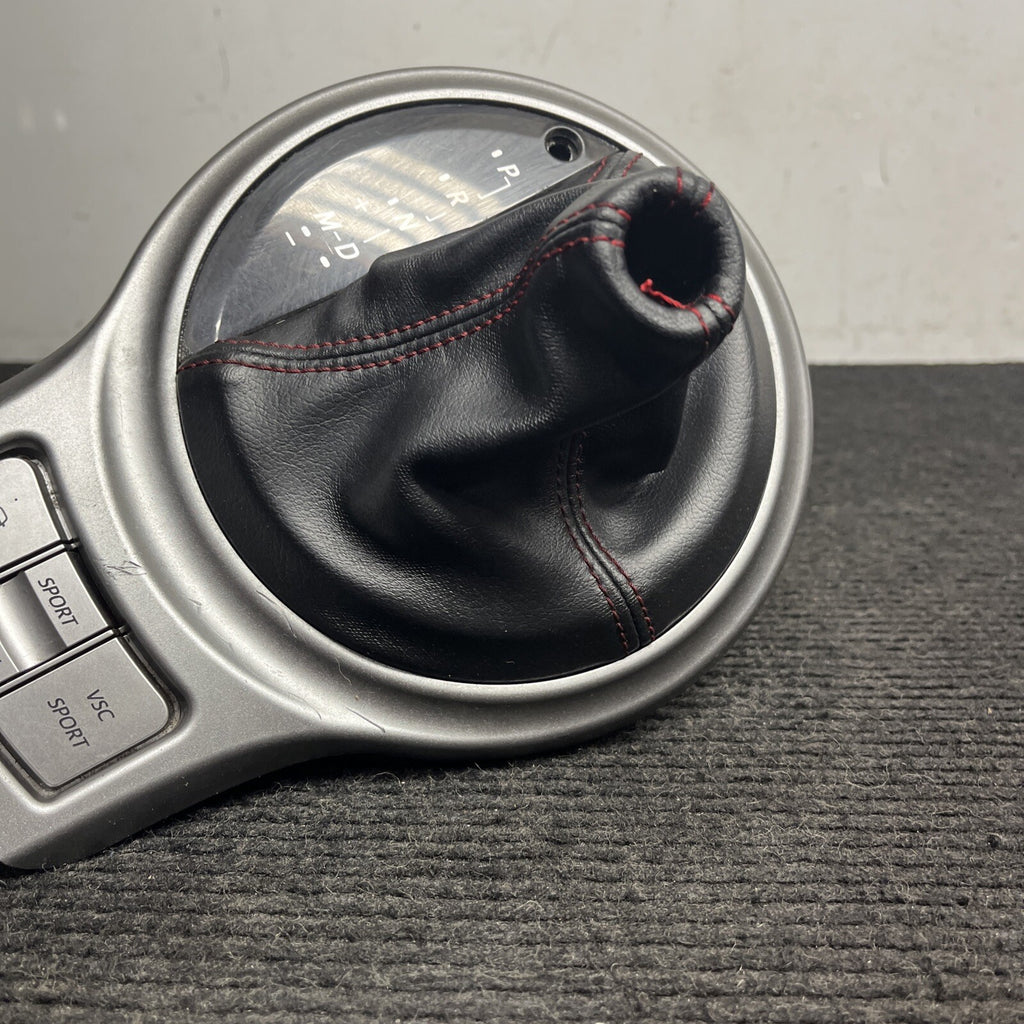 ☑️ 2013-2016 SUBARU BRZ FRS Automatic Gear Shifter Trim Boot Red Stitched OEM