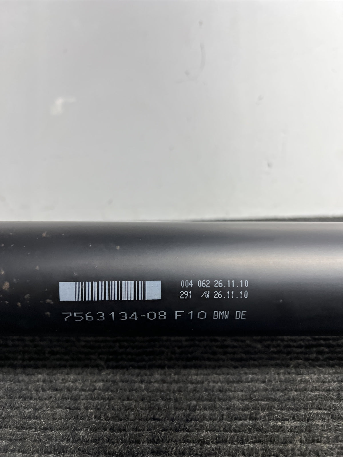 ☑️ 11-13 BMW F10 535i DRIVESHAFT MANUAL RWD N55 Miles DRIVE SHAFT 7563134