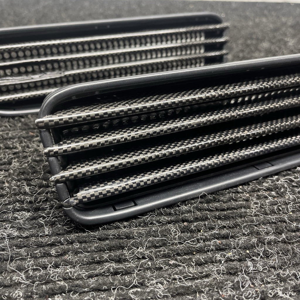 ☑️ 01-06 BMW E46 M3 Right & Left Set Fender Molding Grill Vent Trim Set