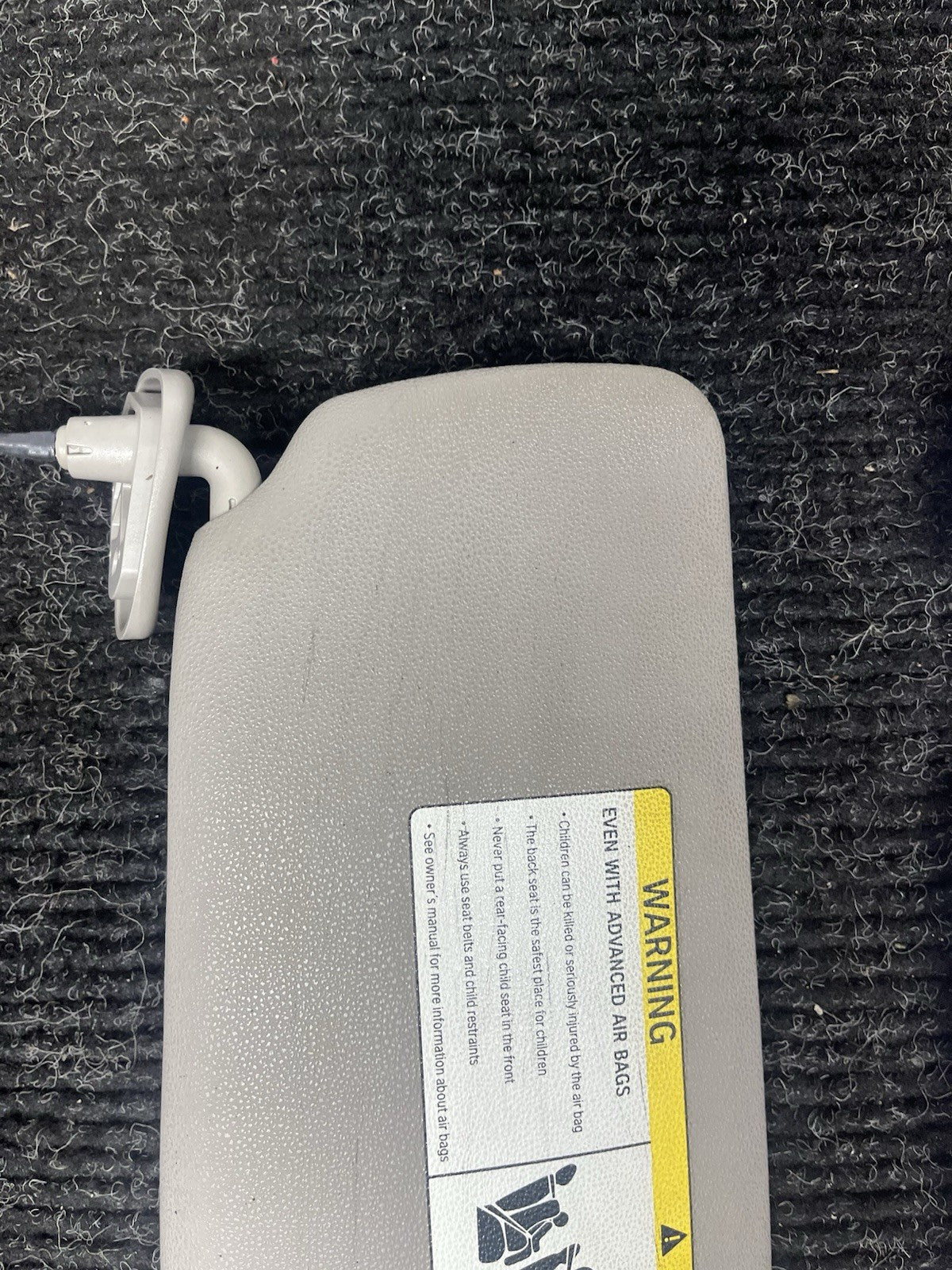 ☑️ 2006-2013 BMW E82 Sun Visor Shade Set Visors Left Right Pair Gray OEM